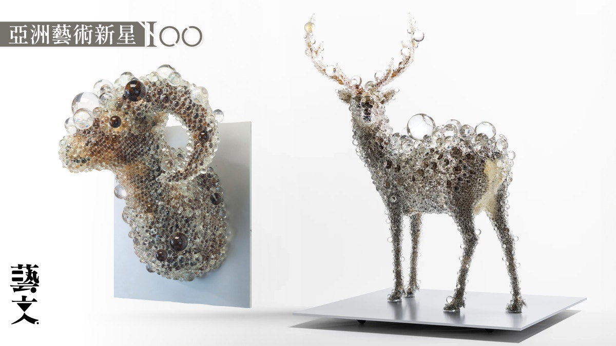 日本藝術家名和晃平「PixCell」雕塑：將網絡像素封裝透明珠子中