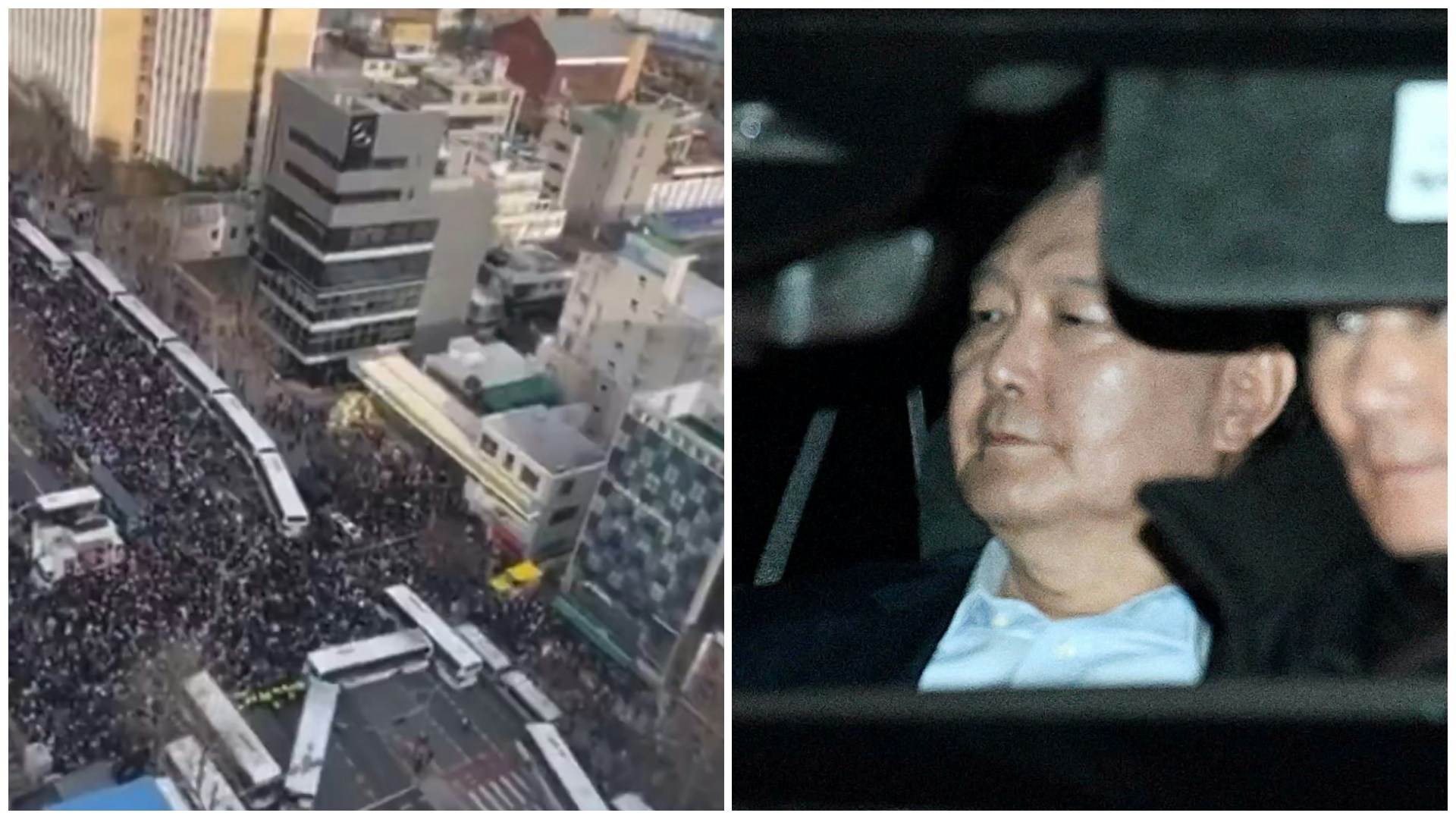 尹錫悅拘留必要性審查或今晚出結果　逾萬支持者法院外聲援17被捕