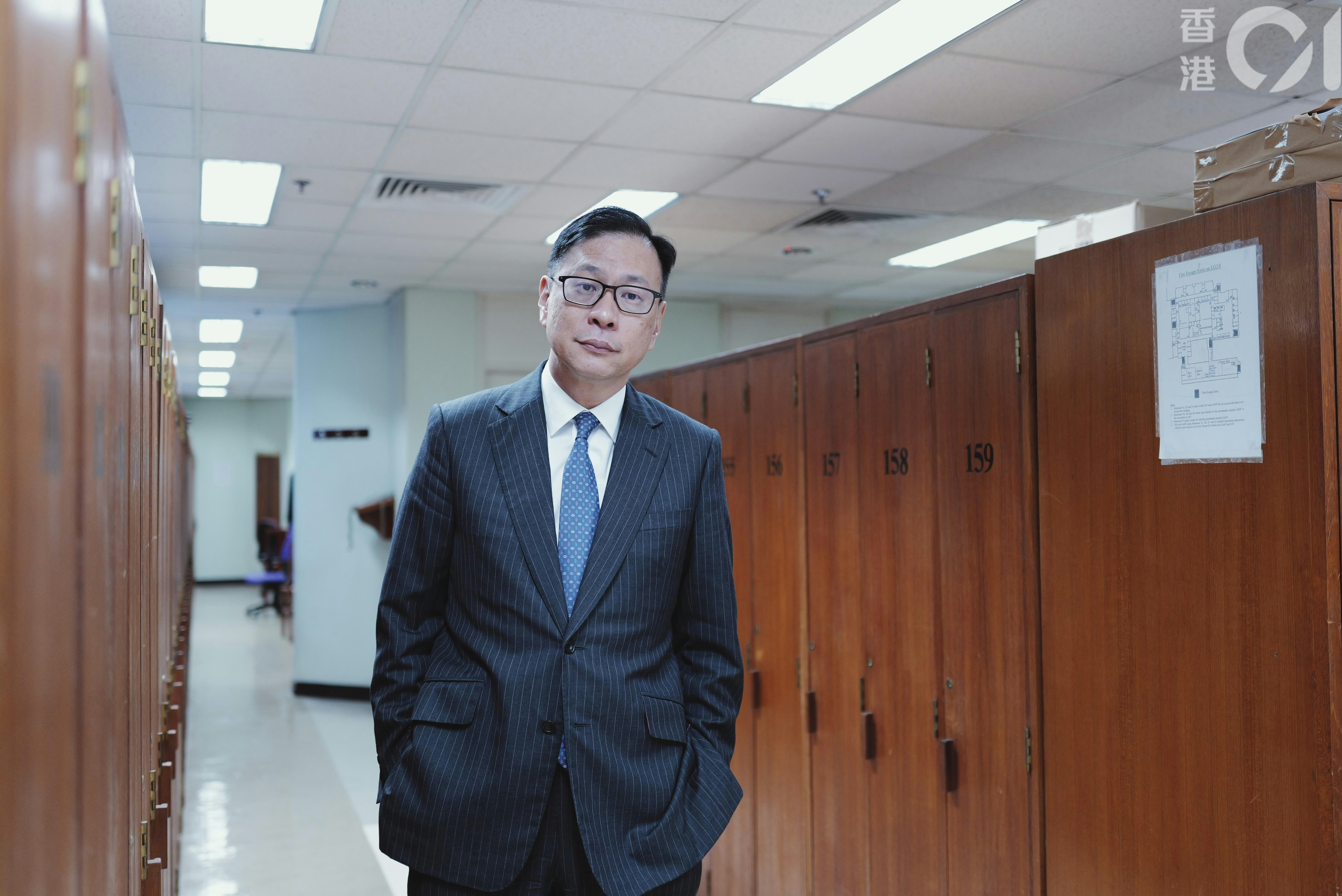 宏福苑火災的獨立委員會，委員會的代表大律師杜淦堃。（資料圖片 / 歐嘉樂攝）