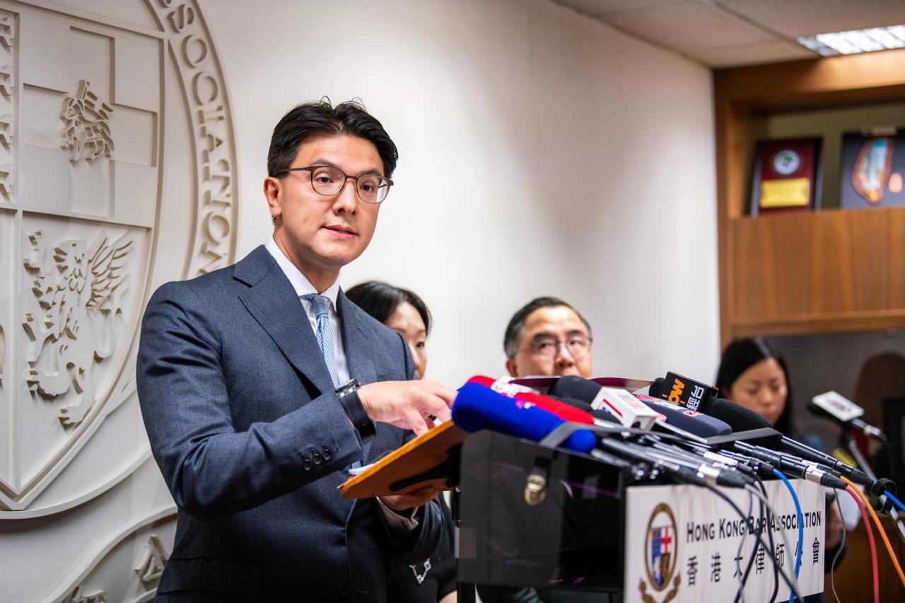 毛樂禮當選大律師公會新主席　維護法治等公會核心價值不會改變