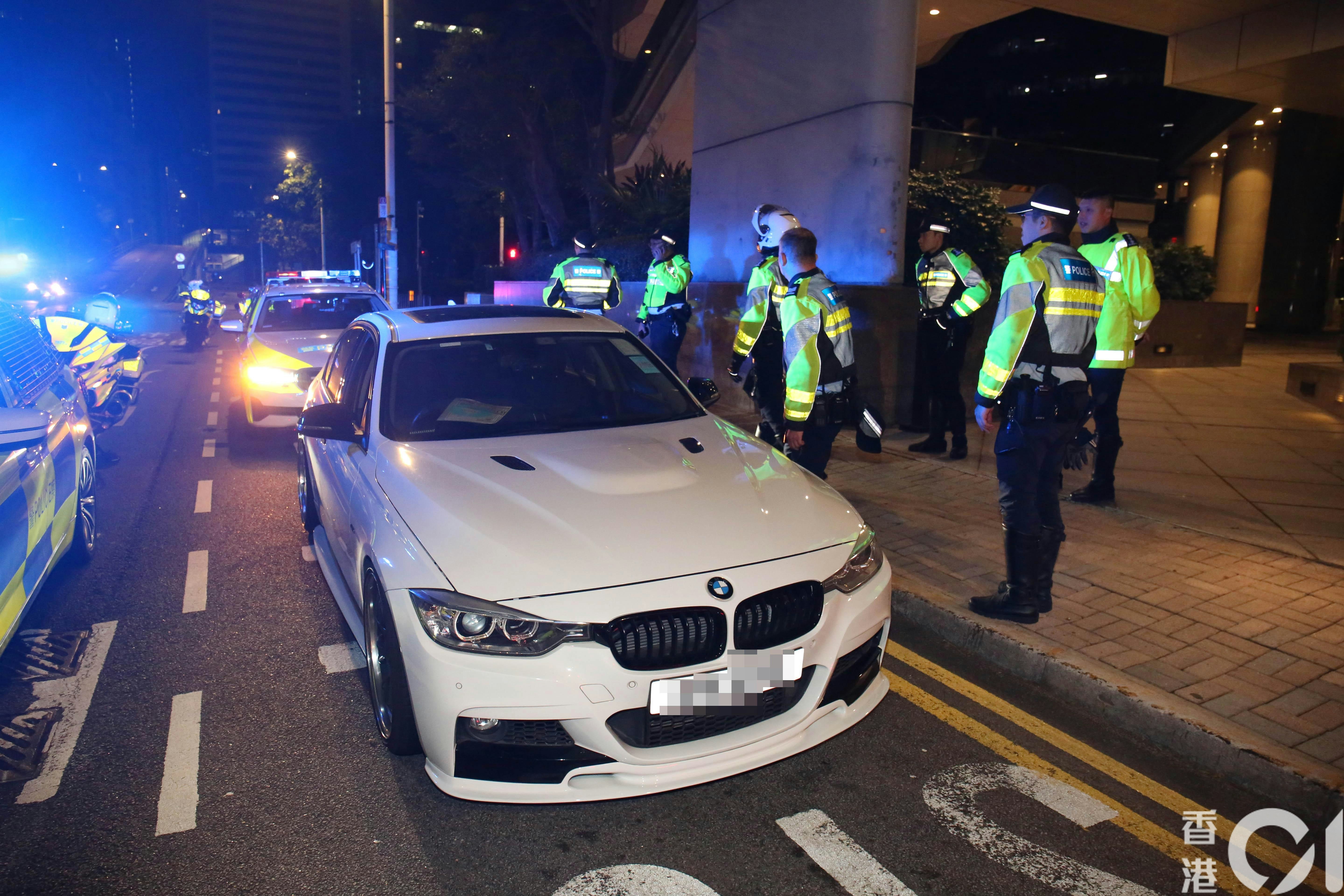 警方在場調查。（李家傑攝）