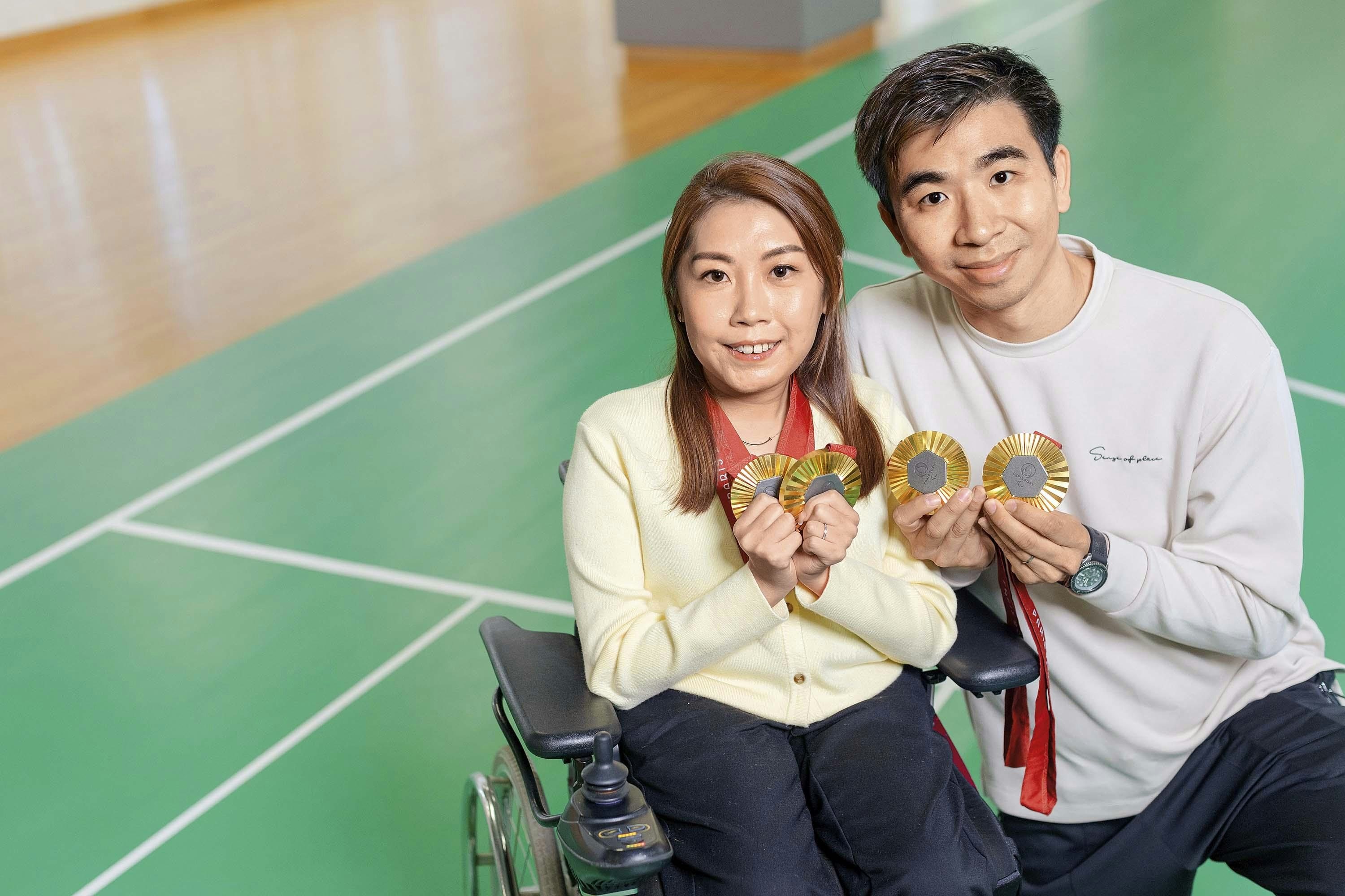 殘奧金牌,肯定了何宛淇和李榮傑的努力。