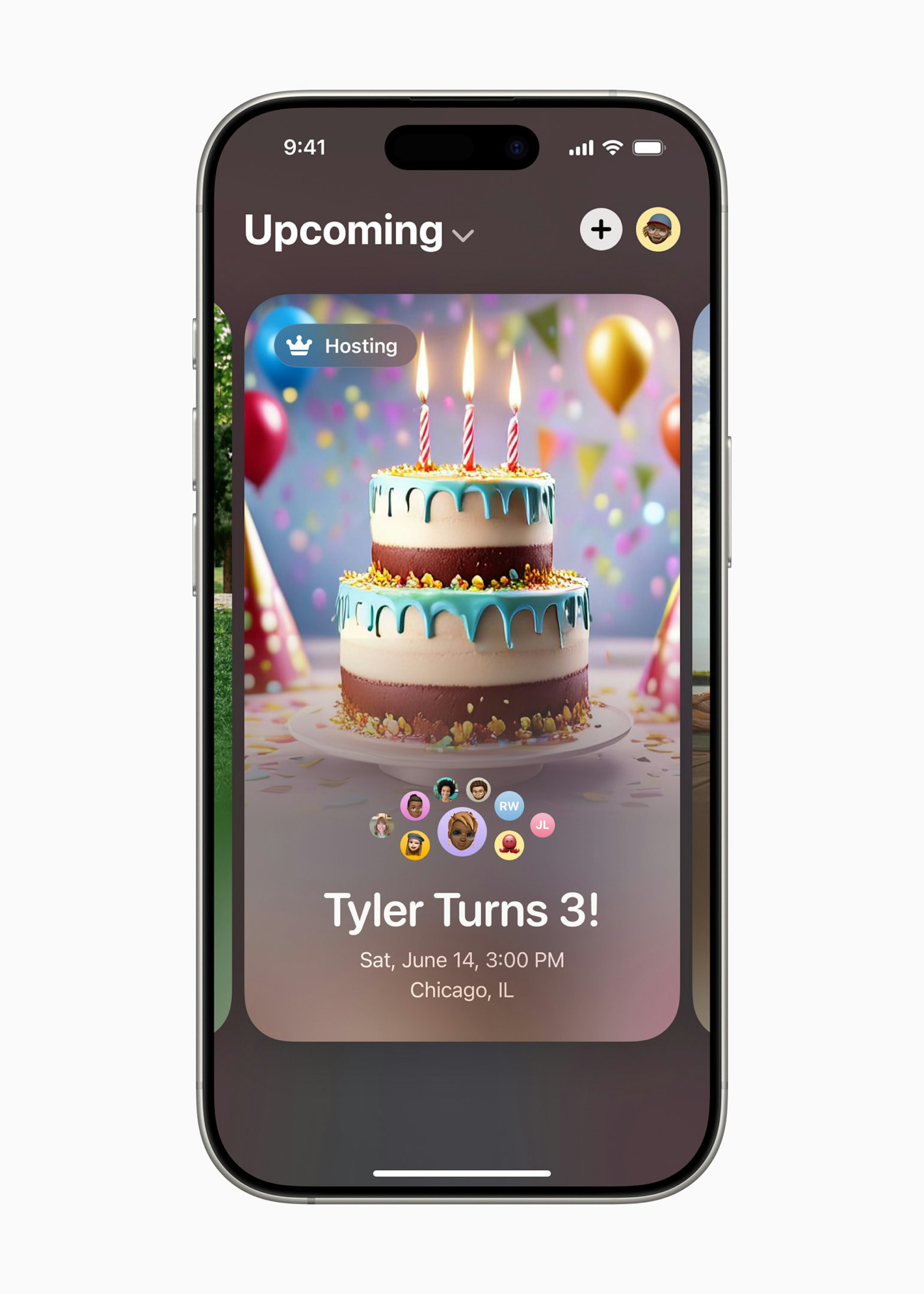 Apple新推出的Invites app,以後約朋友聚會可以有更靚的邀請卡。 Apple新推出的Invites app,以後約朋友聚會可以有更靚的邀請卡。