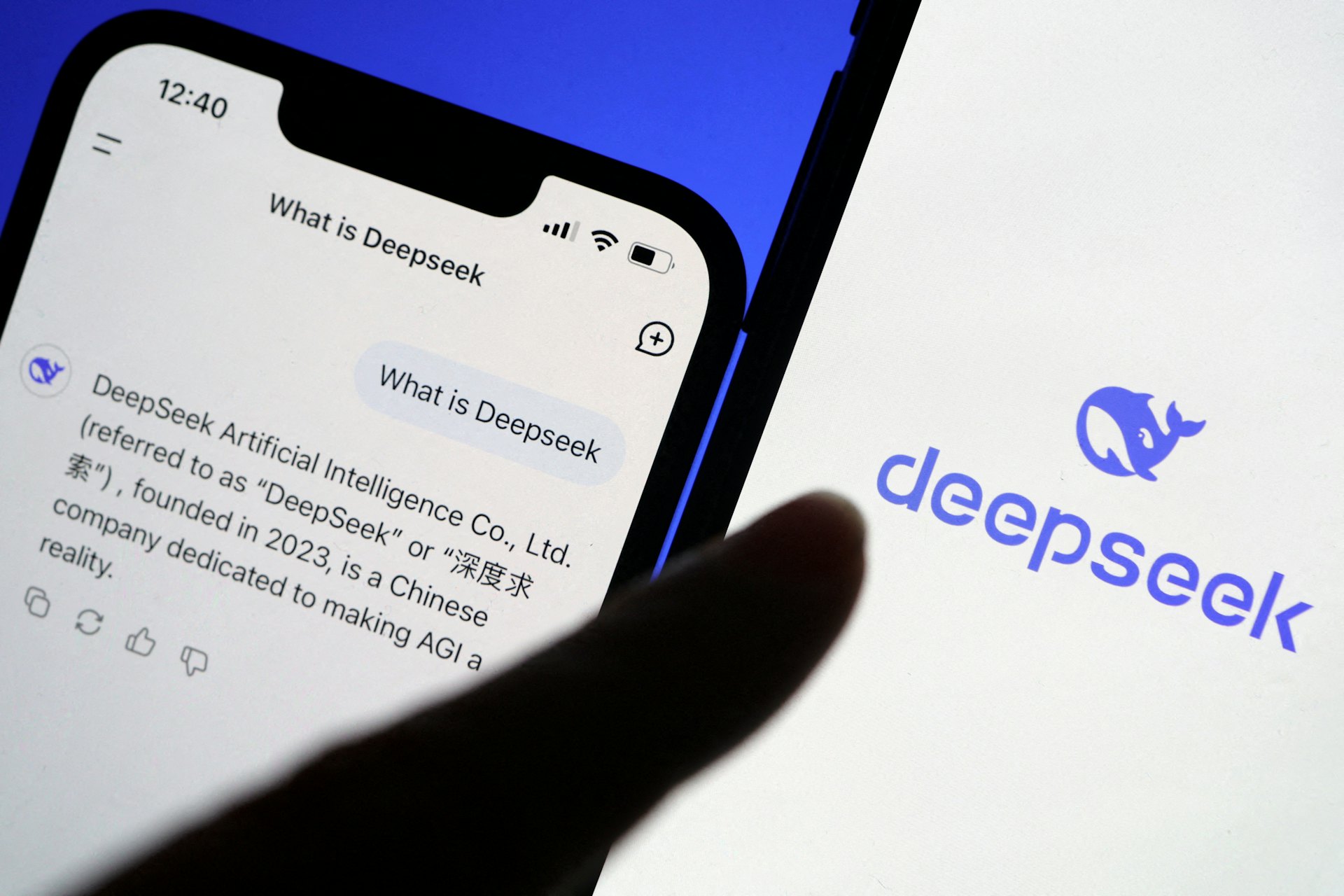 中國人工智能公司DeepSeek在今年春節震驚全球。(Reuters) 中國人工智能公司DeepSeek在今年春節震驚全球。(Reuters)
