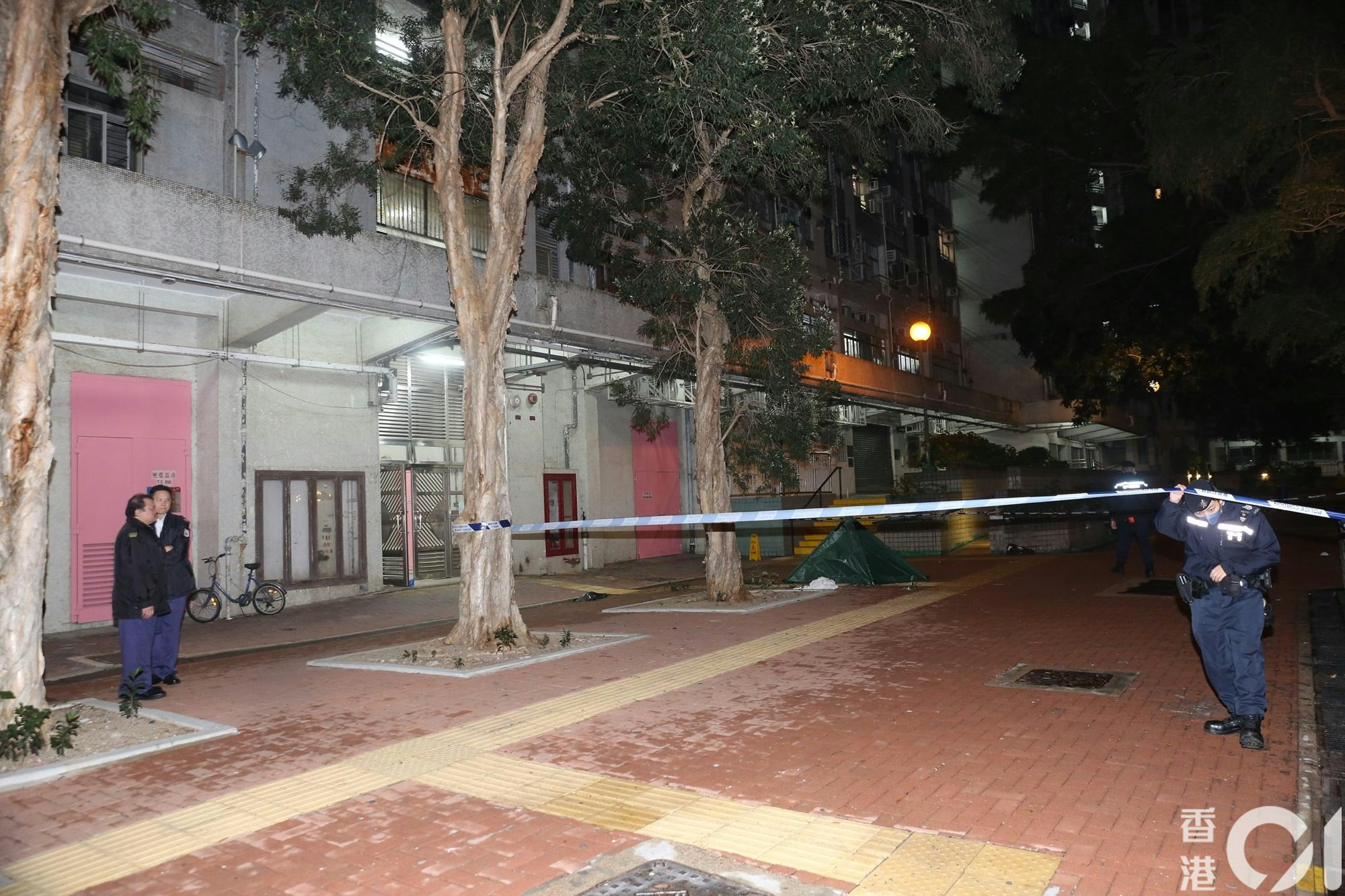 警方到場調查。（陳永武攝）