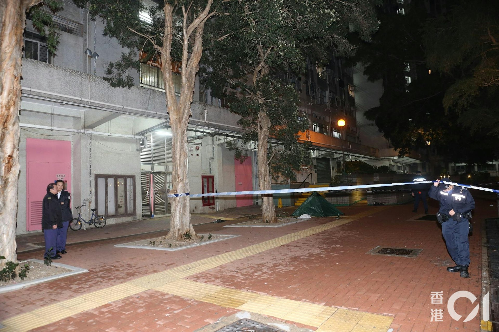 警方到場調查。(陳永武攝)