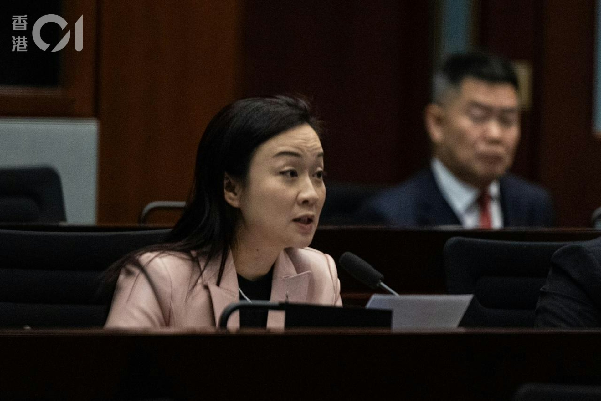 選委界陳凱欣批評,公營醫療收費改革大幅加價,相關配套卻沒有做好。(梁鵬威攝) 選委界陳凱欣批評,公營醫療收費改革大幅加價,相關配套卻沒有做好。(梁鵬威攝)