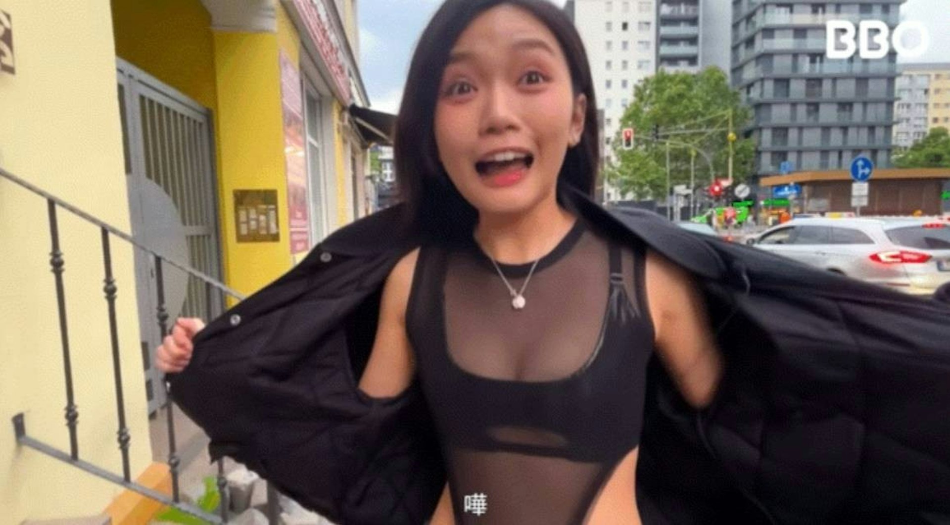 丁丁身材不錯。(影片截圖)