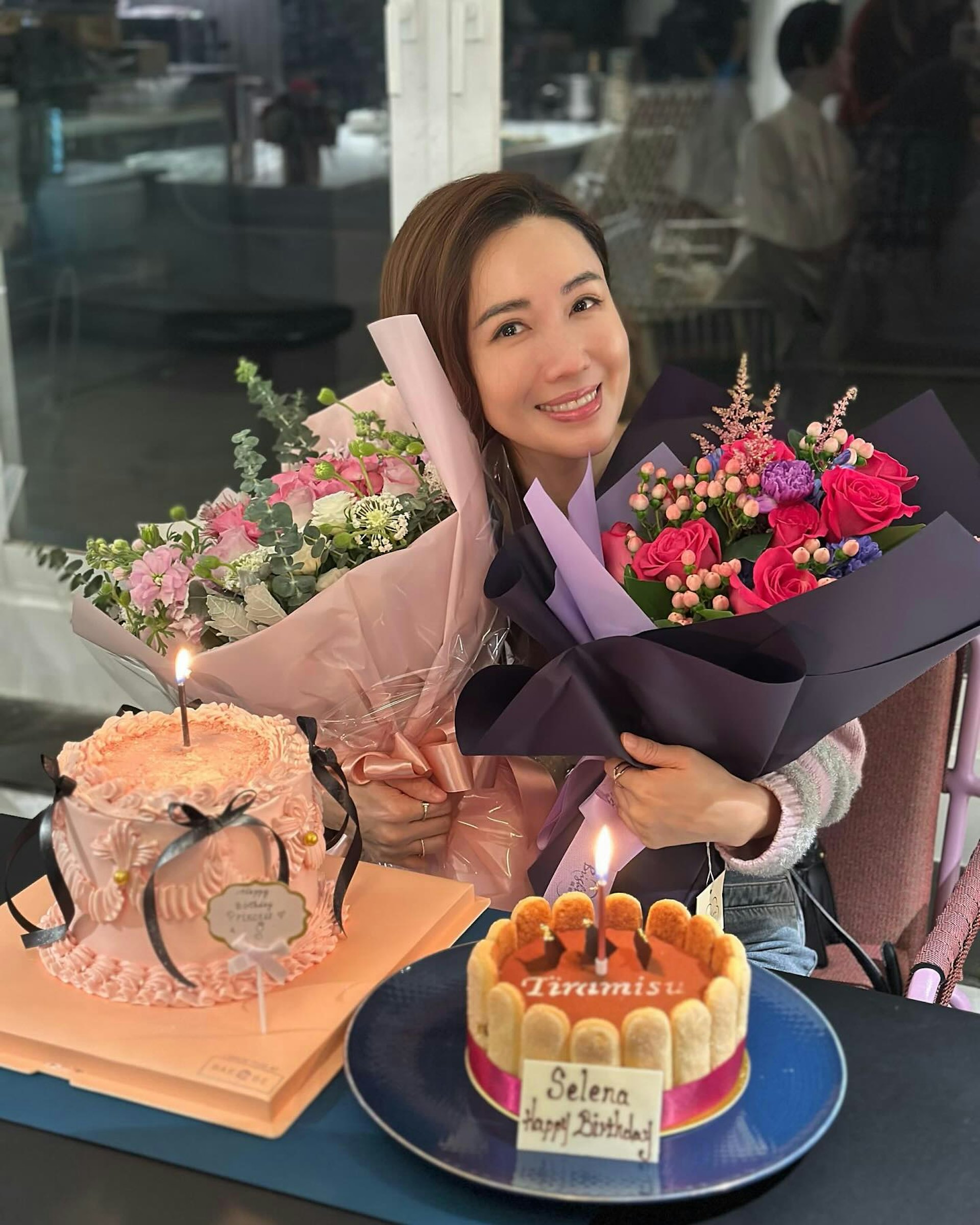 李施嬅44歲生日。