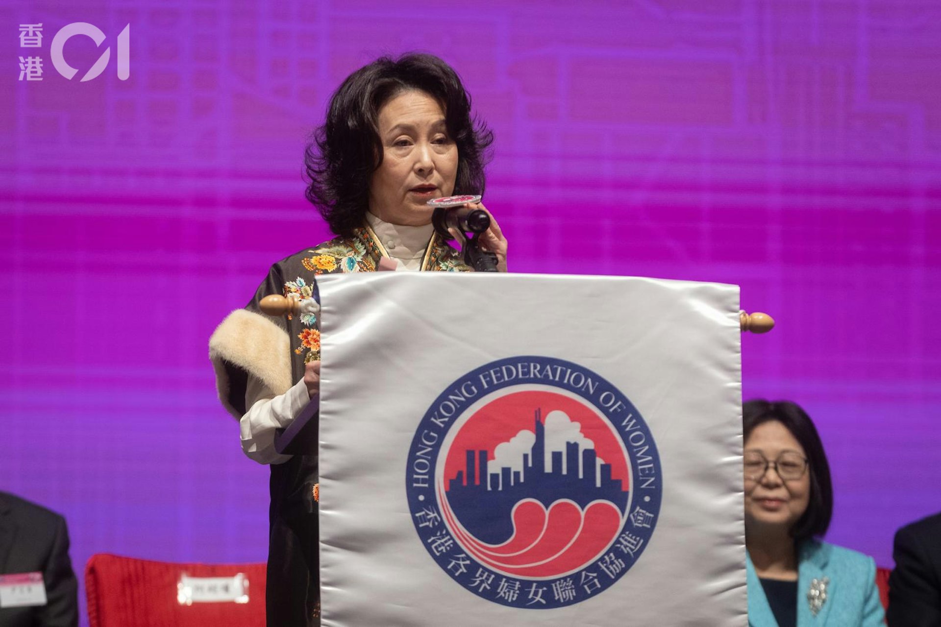 婦協主席何超瓊(廖雁雄攝)