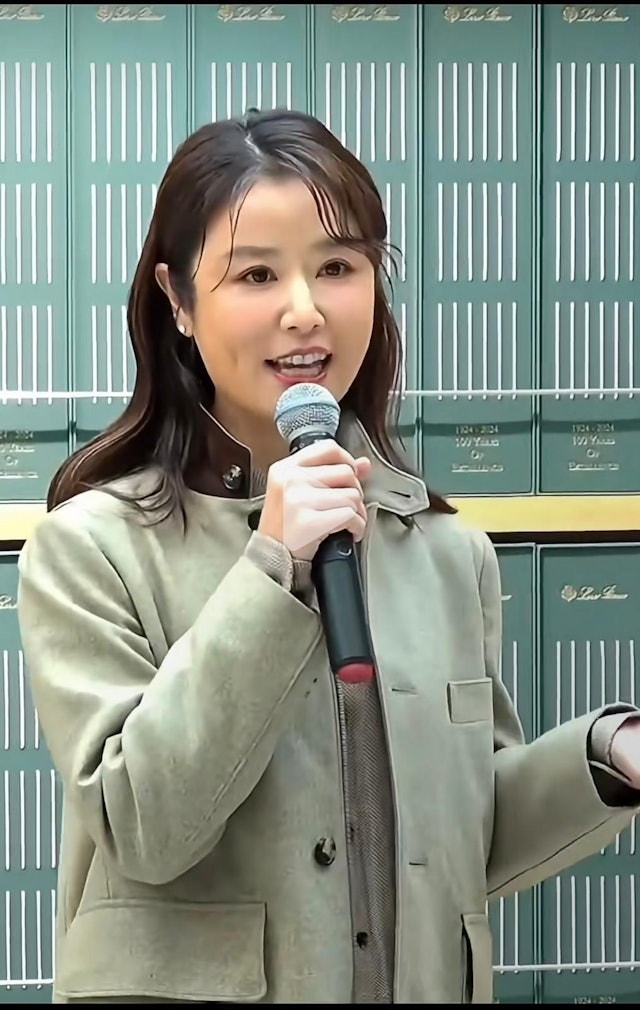 林心如早前出活动被指发福变大婶。 (小红书图片)