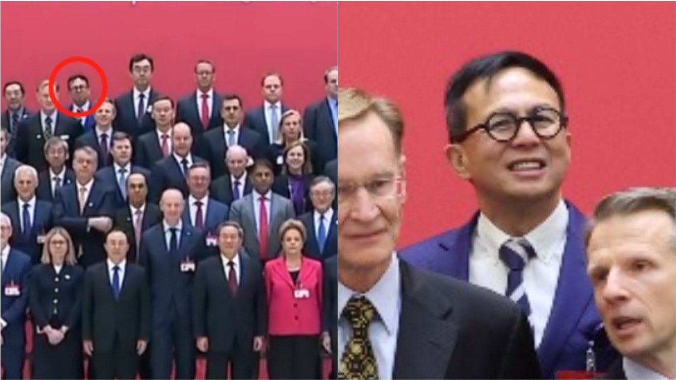 長和賣港口|李澤楷北京出席中國發展高層論壇 與李強大合照