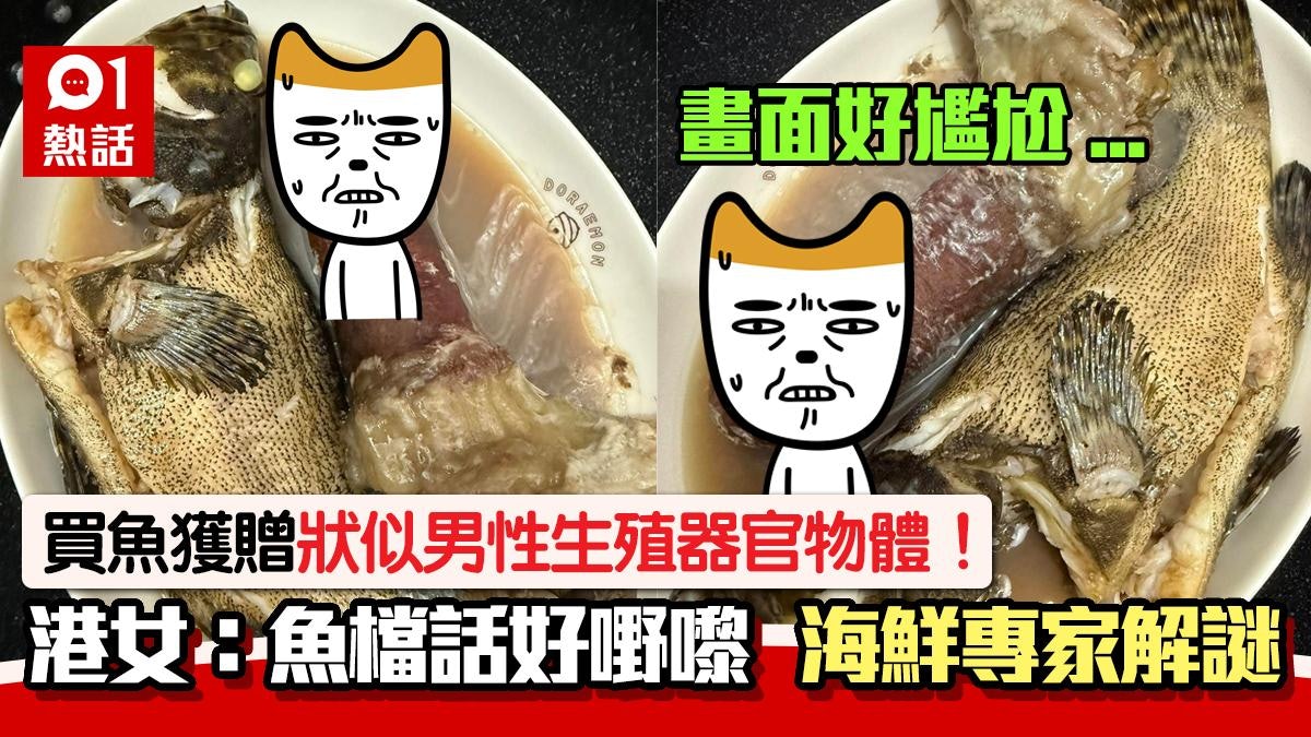 買魚獲贈這東西激似男性生殖器!港女:好腥 網民笑:出軌被剪? 買魚獲贈這東西激似男性生殖器!港女:好腥 網民笑:出軌被剪?