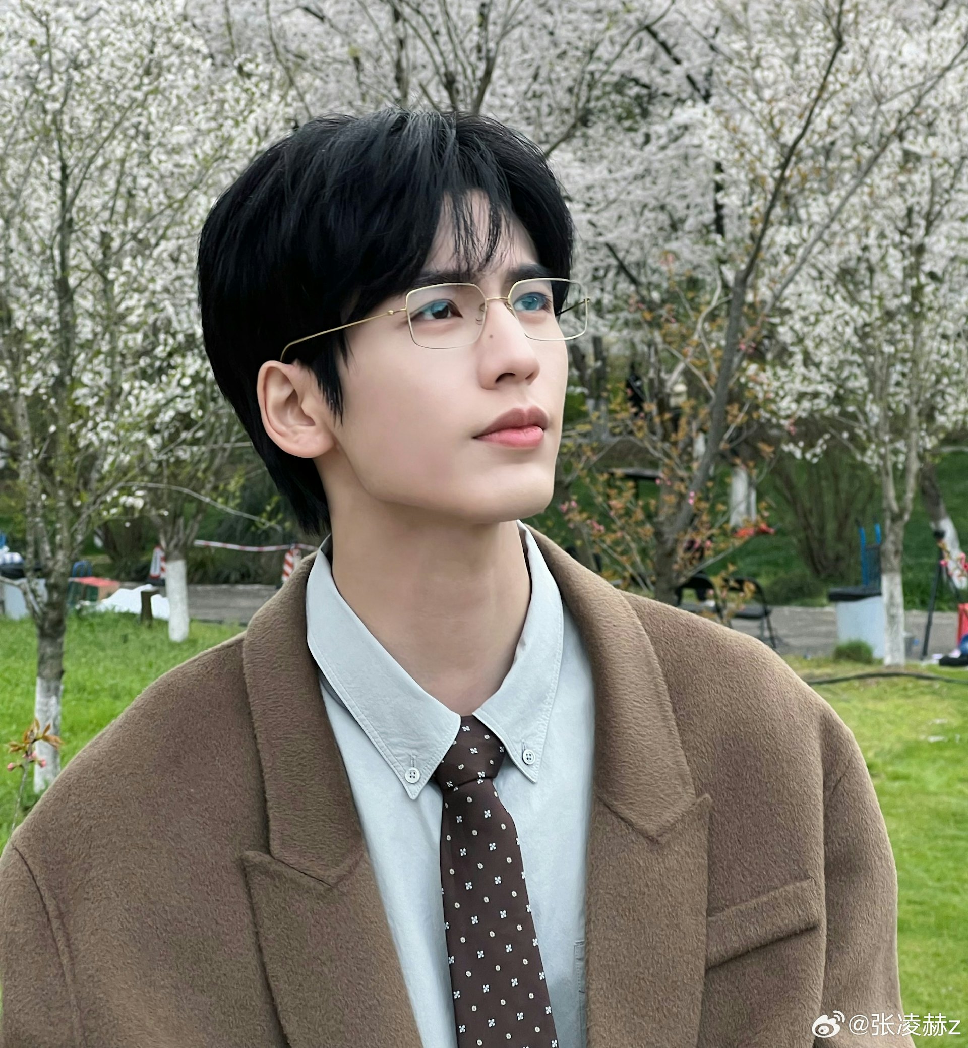 张凌赫人气在新生代男星中数一数二。 (张凌赫微博图片) 张凌赫人气在新生代男星中数一数二。 (张凌赫微博图片)