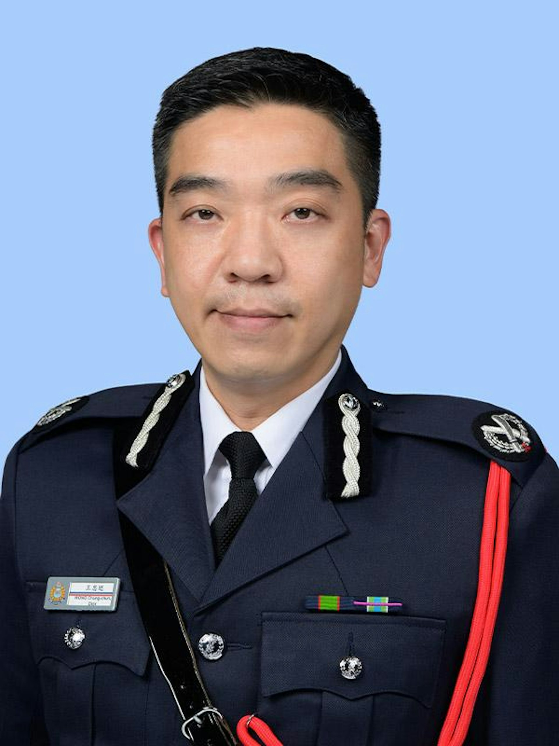 图为警务处助理处长(国家安全)王忠巡。(香港警防处图片) alauae__011.jpg