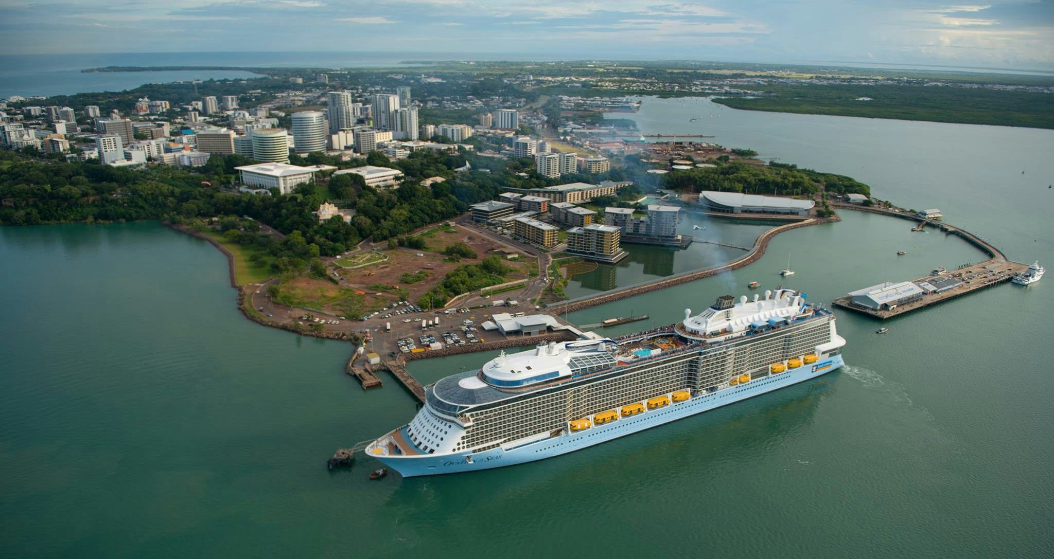2025年4月5日，位於澳洲北領地（Northern Territory）的達爾文港口（Darwin Port）。（達爾文港口Facebook）