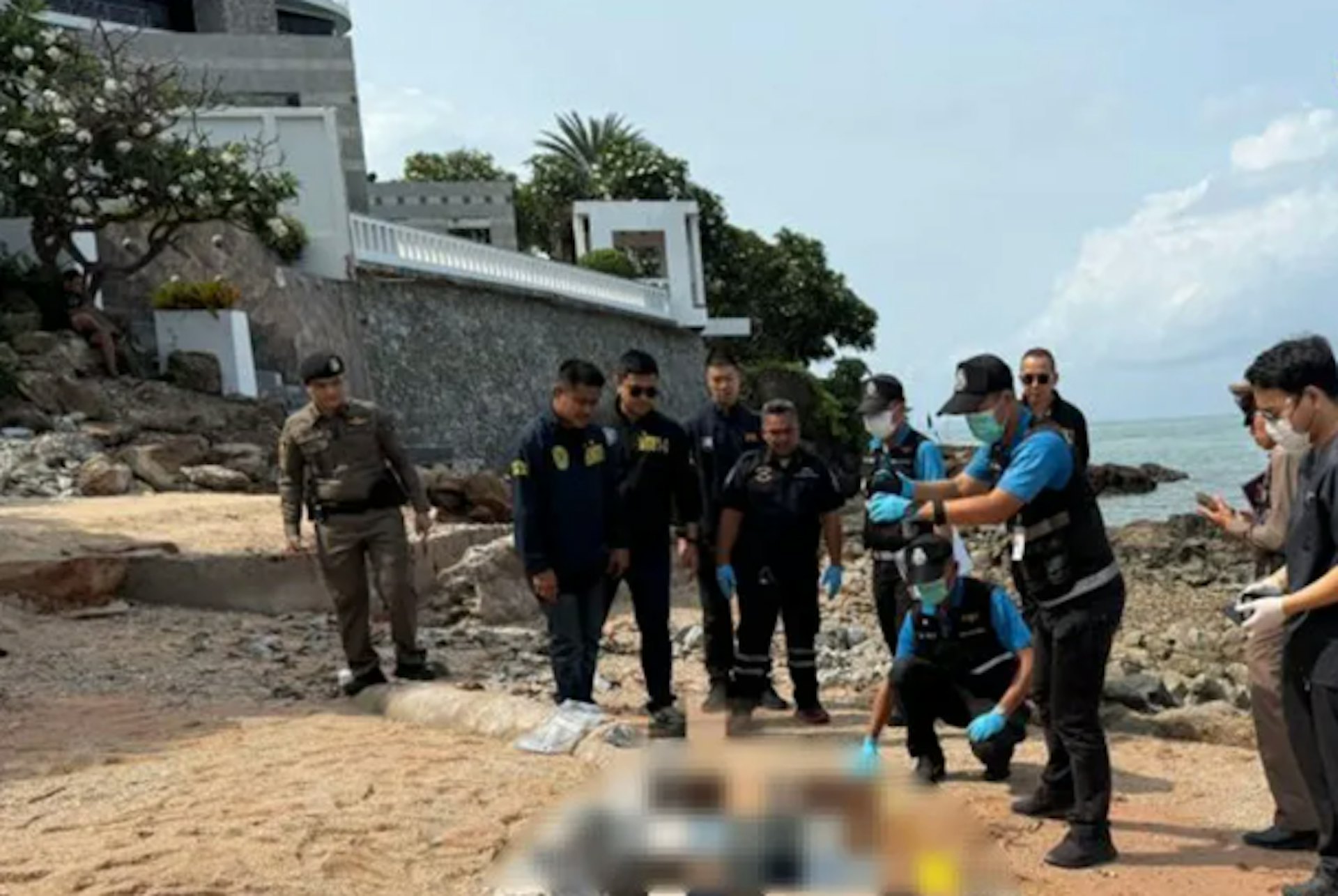 泰國芭提雅海灘發現中國遊客遺體。 泰國芭提雅海灘發現中國遊客遺體。