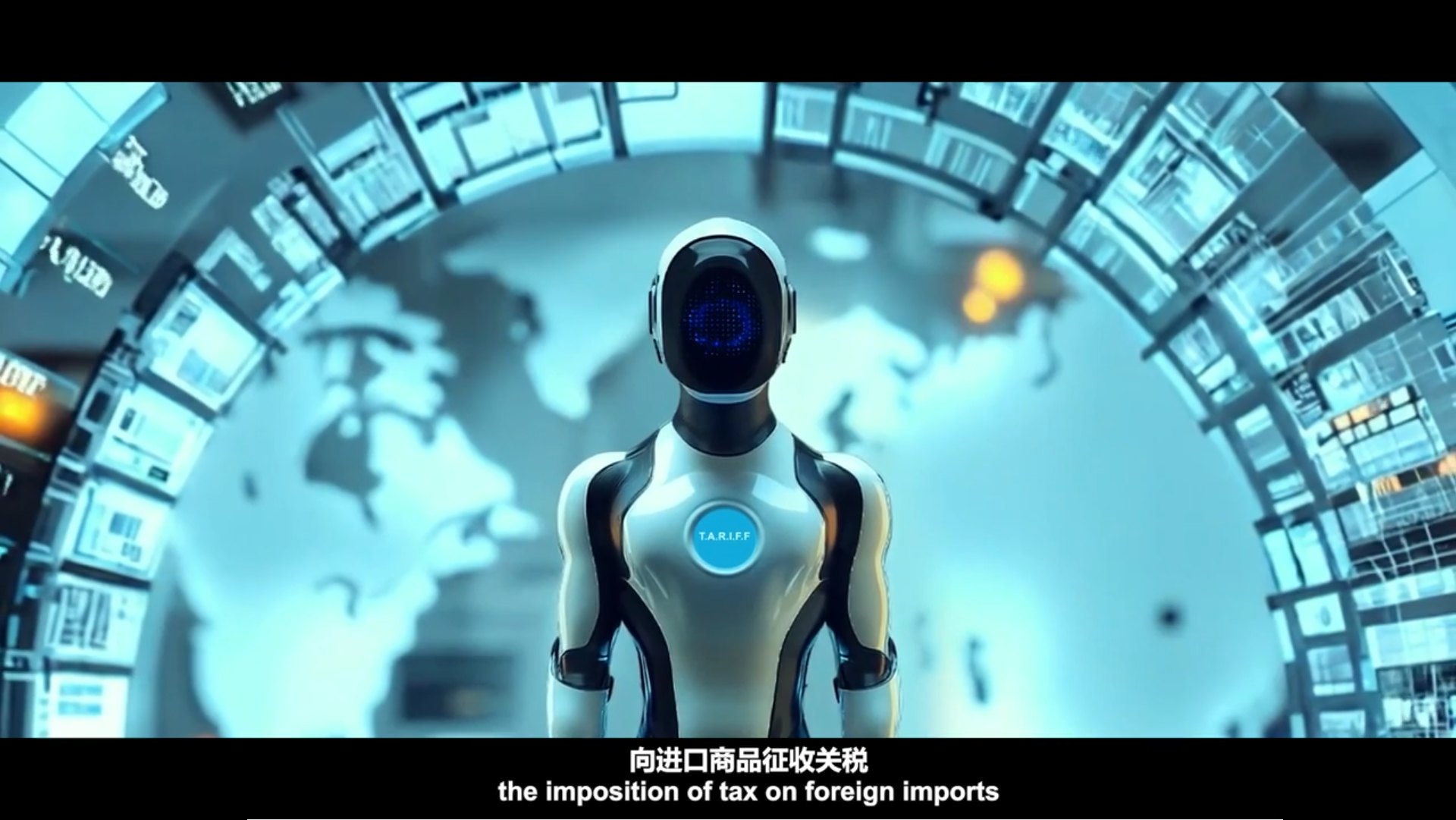 新華社AI科幻驚悚片《塔·里·夫》。(影片截圖)
