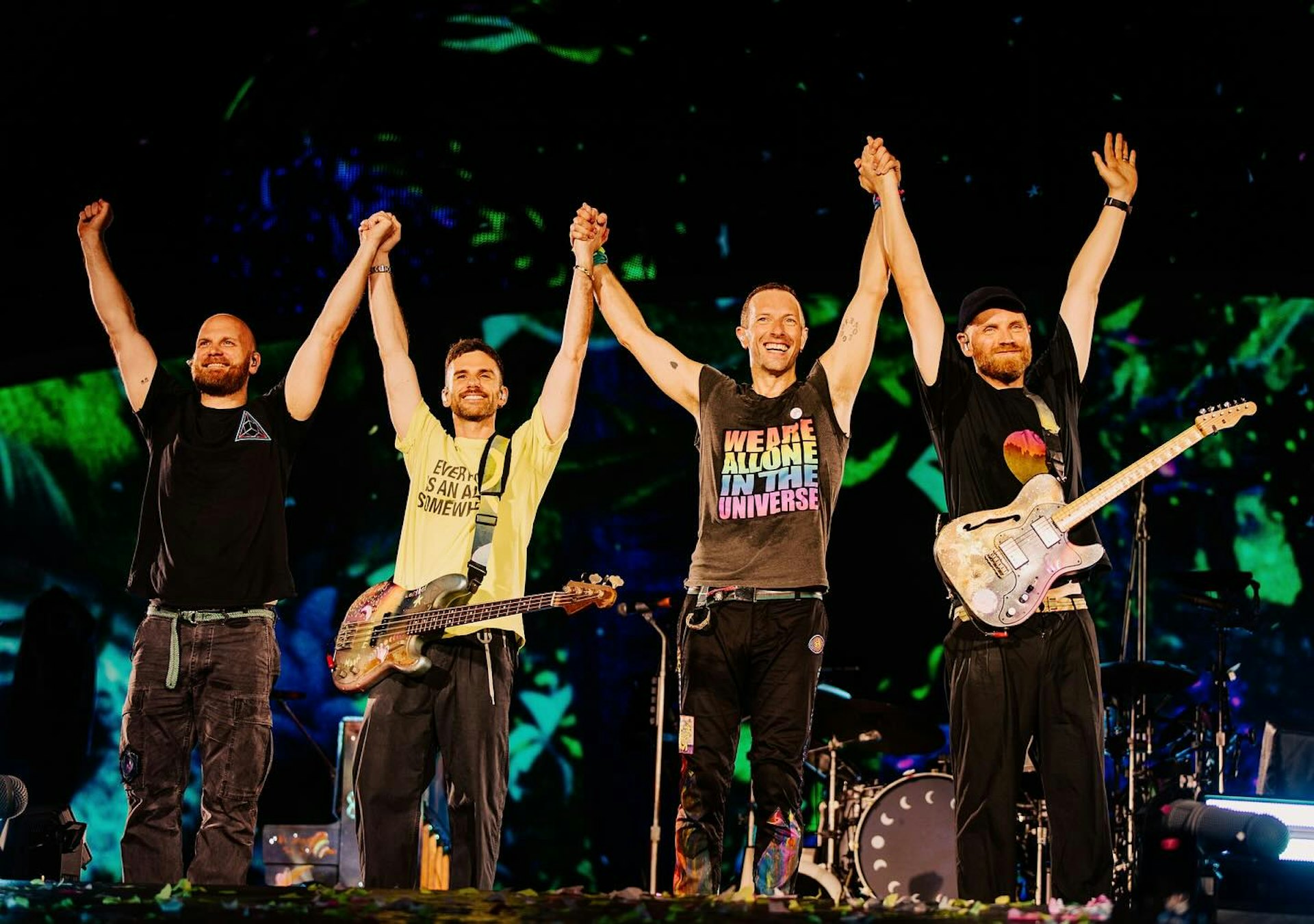 英國樂隊Coldplay香港站4場巡迴演唱會《Coldplay: Music Of The Spheres World Tour》即將於明日(8日)在啟德體育園開鑼。(IG圖片) 英國樂隊Coldplay香港站4場巡迴演唱會《Coldplay: Music Of The Spheres World Tour》即將於明日(8日)在啟德體育園開鑼。(IG圖片)