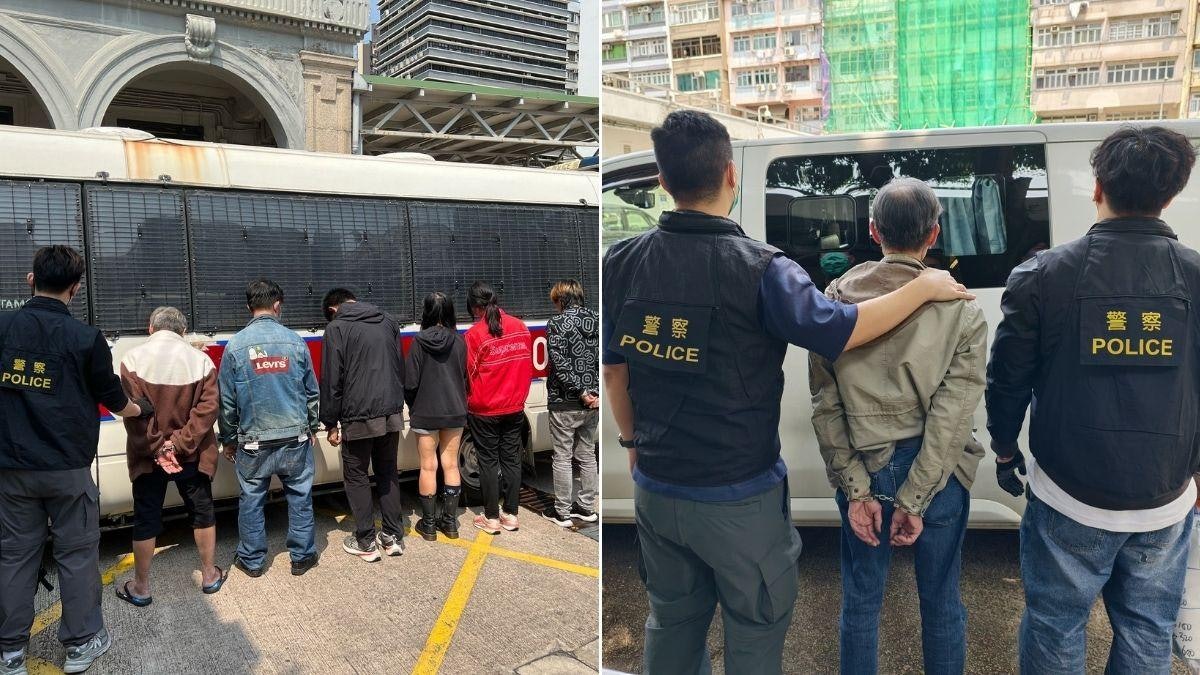 警旺角上海街單位搗毒窟拘6人 檢$2900可卡因海洛英及冰毒 警旺角上海街單位搗毒窟拘6人 檢$2900可卡因海洛英及冰毒