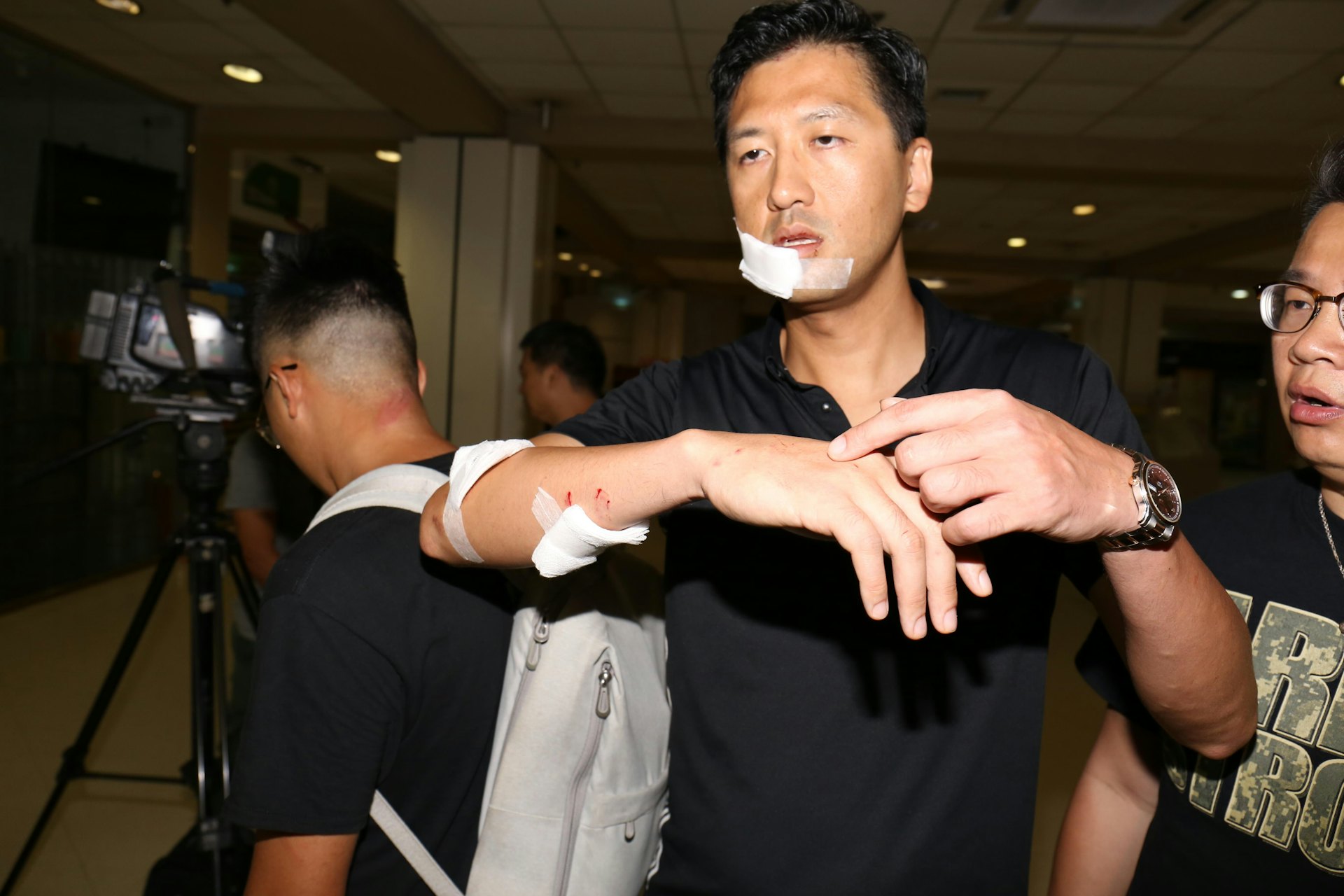 林卓廷早前在「非白衣人」的721暴動案被裁定暴動罪成,被判囚3年1月。(資料圖片) 林卓廷早前在「非白衣人」的721暴動案被裁定暴動罪成,被判囚3年1月。(資料圖片)