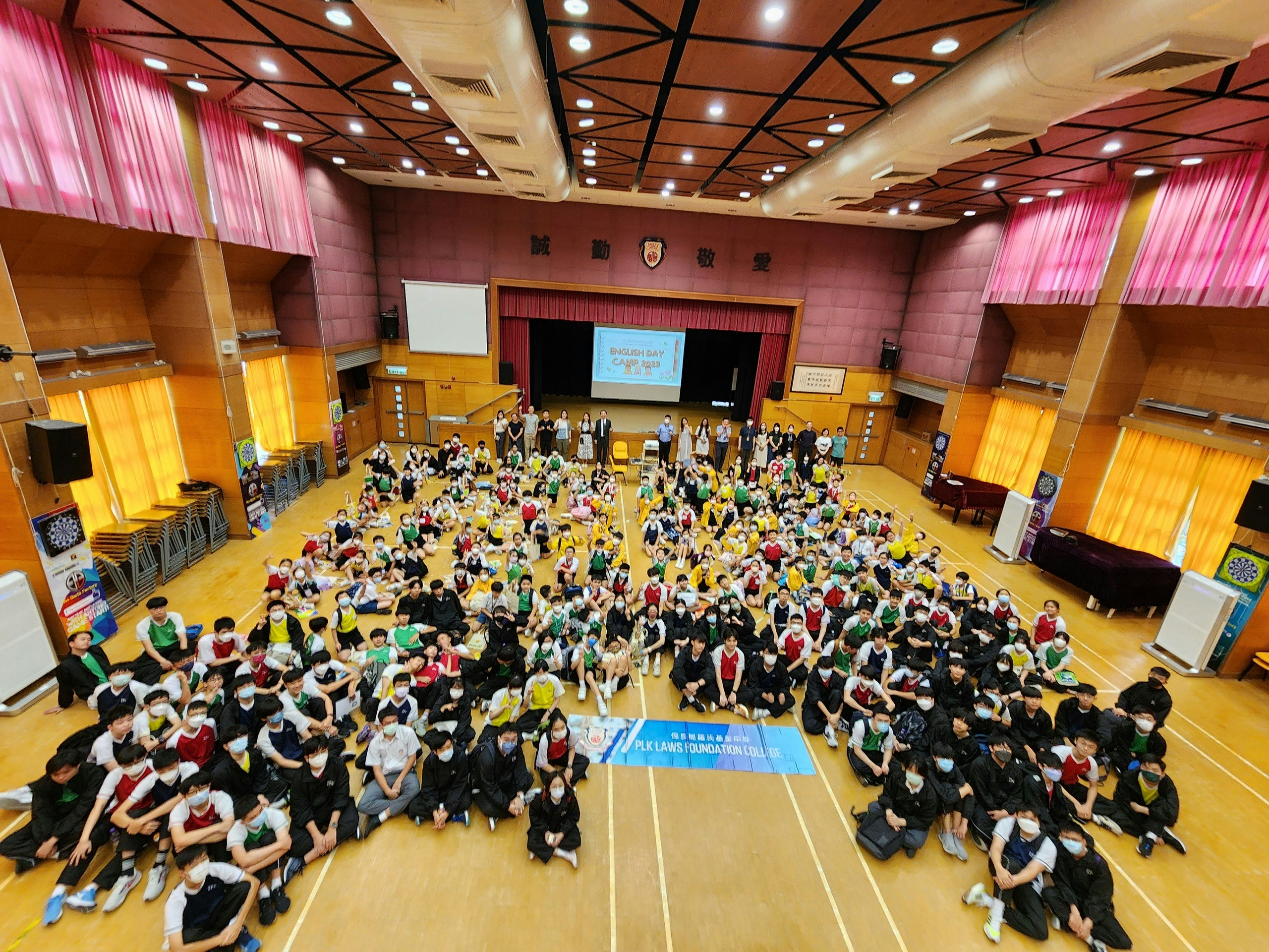中小英語日營。（香港直接資助學校議會提供）