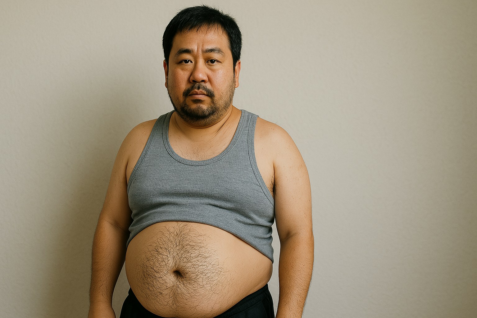 隨著年紀增長，減肥似乎也變得越來越困難。（示意圖／Chatgpt）