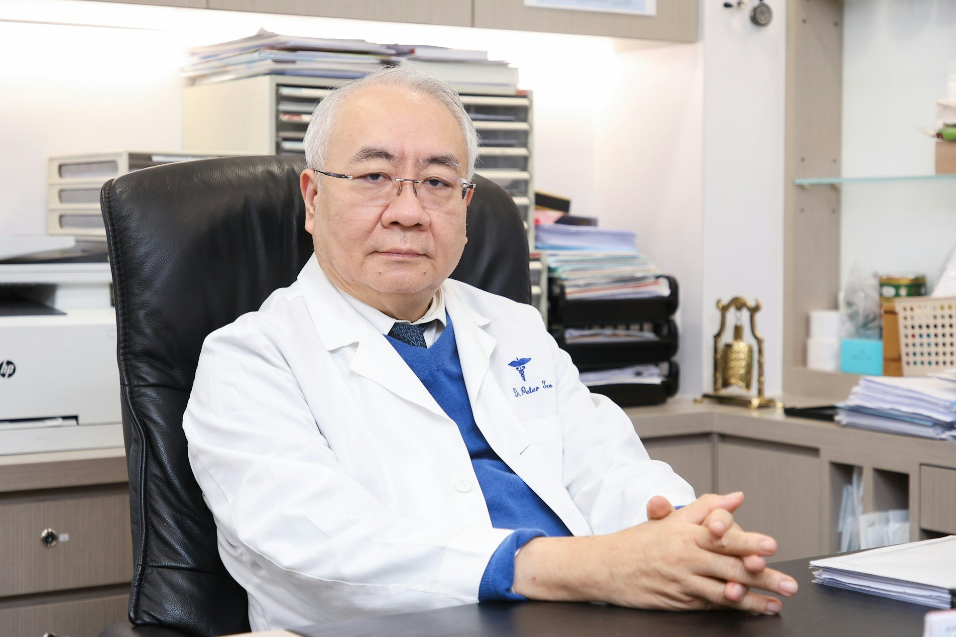 臨床腫瘤科專科張文龍醫生。 臨床腫瘤科專科張文龍醫生。