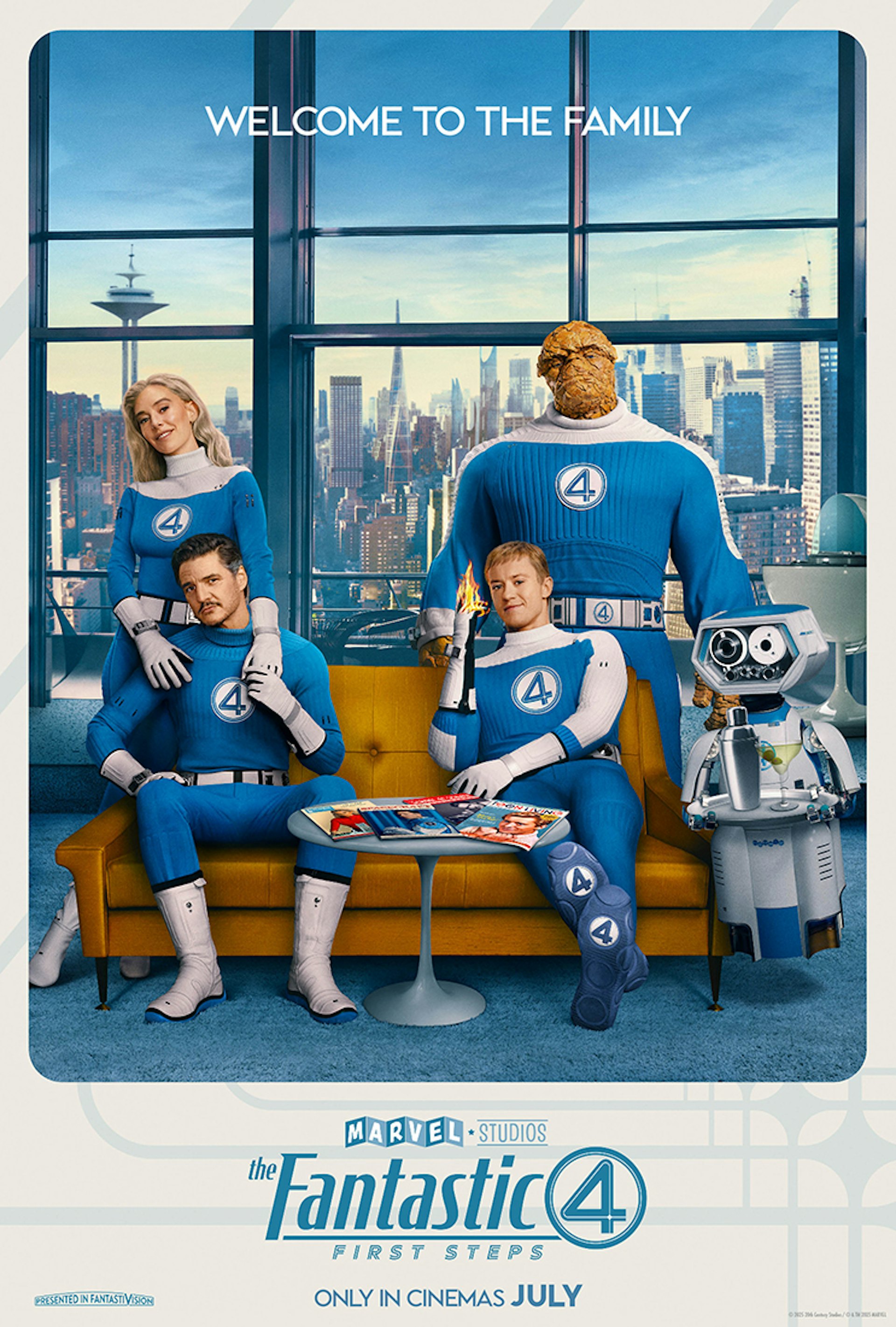 Marvel Studios全新鉅製《神奇4俠: 英雄第一步》(The Fantastic Four: First Steps) 將於7 月 23 日(三)搶先美國上映。(《神奇4俠: 英雄第一步》海報) Marvel Studios全新鉅製《神奇4俠: 英雄第一步》(The Fantastic Four: First Steps) 將於7 月 23 日(三)搶先美國上映。(《神奇4俠: 英雄第一步》海報)