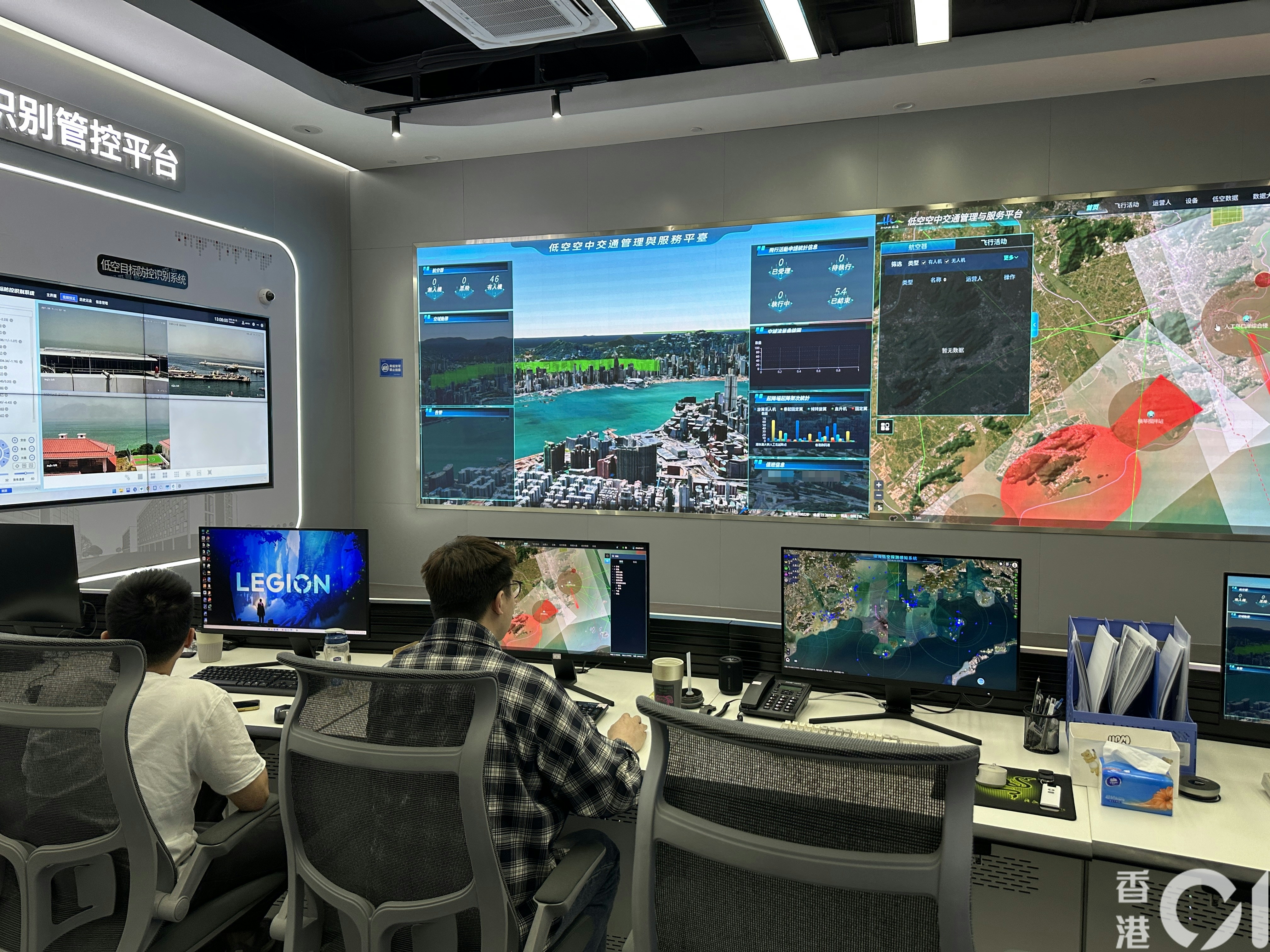 01直擊珠海低空經濟｜空中紅綠燈實時監控香港空域：可驅趕無人機