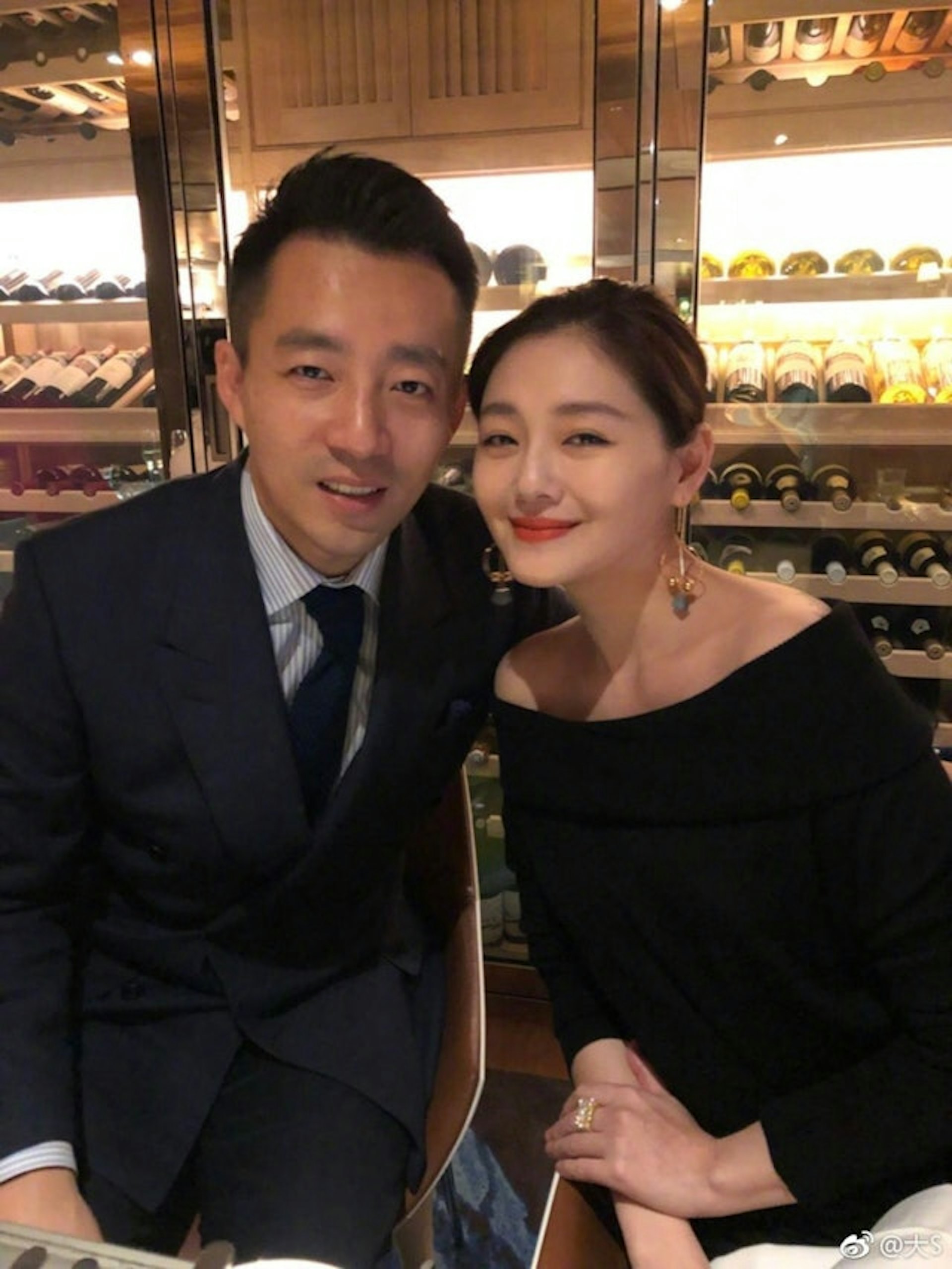 大S跟汪小菲於2021年離婚。(大S微博圖片) 大S跟汪小菲於2021年離婚。(大S微博圖片)