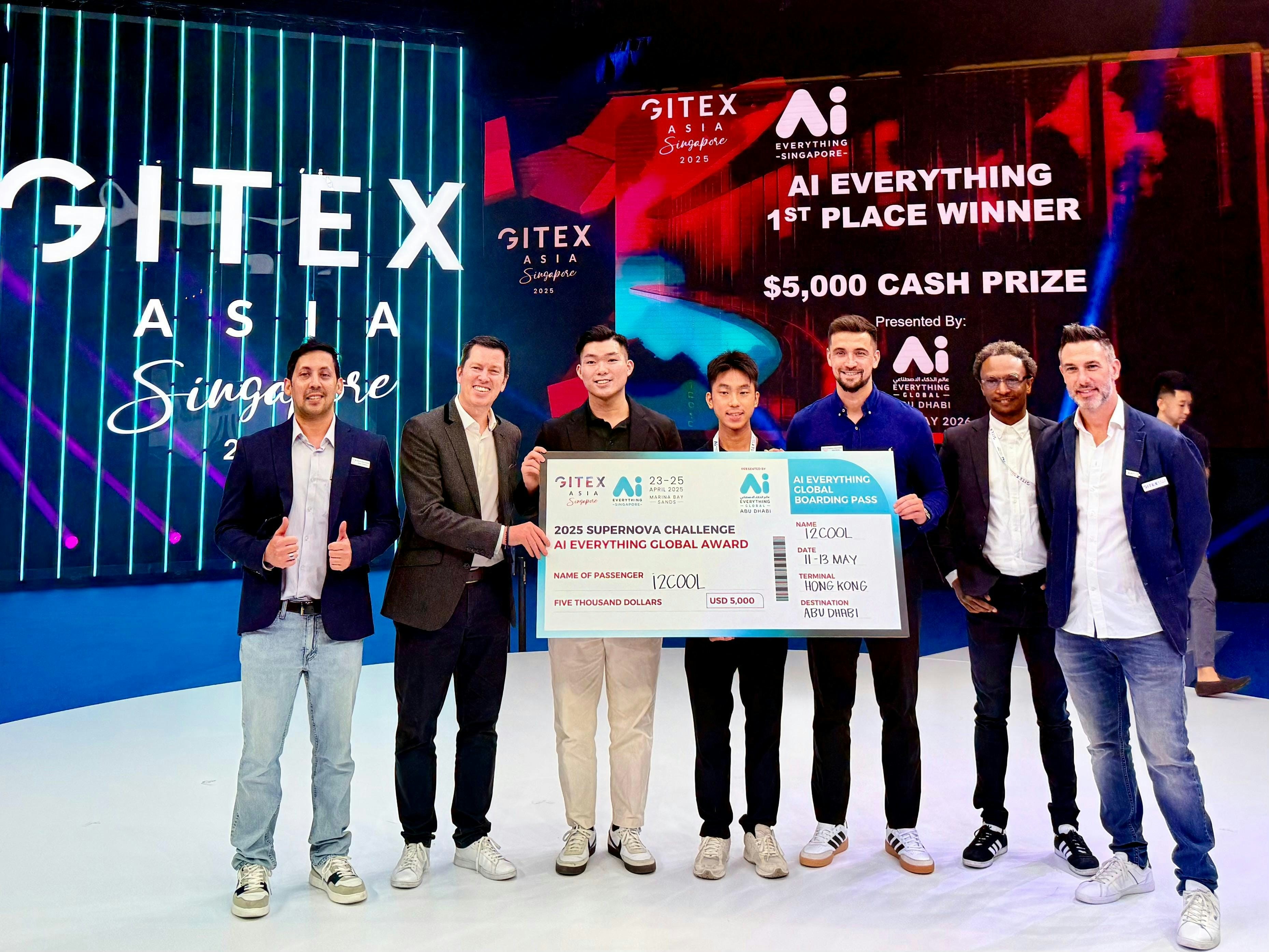 GITEX Asia科技展覽上周新加坡舉行本地初創i2Cool募投大賽奪冠