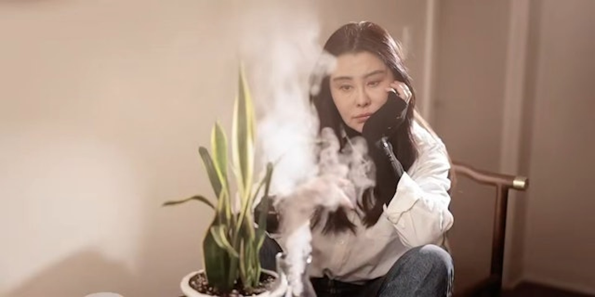 王祖賢早前宣布開設養生艾灸館。(影片截圖) 王祖賢早前宣布開設養生艾灸館。(影片截圖)