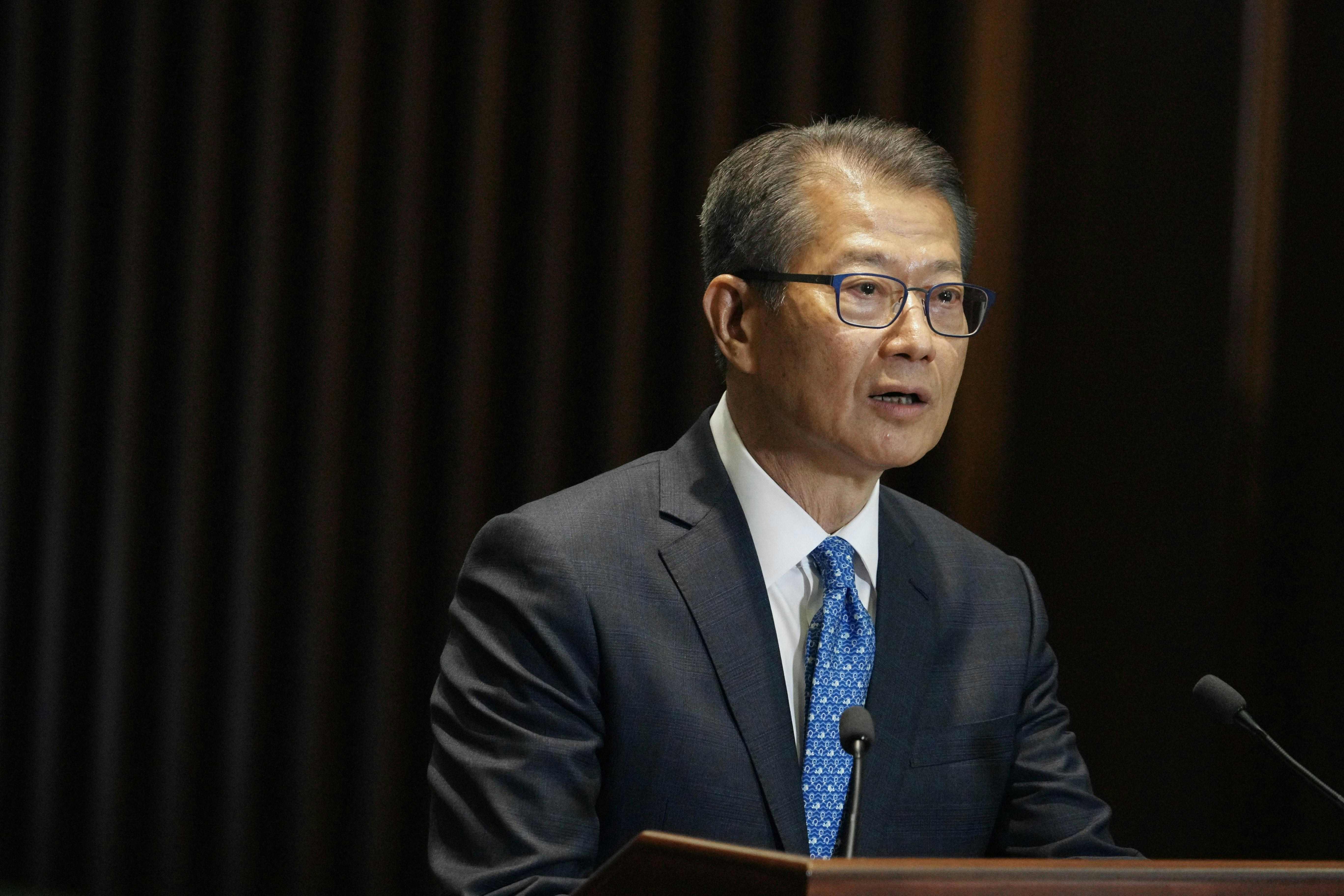 陳茂波:香港為國際金融中心 是全球基建項目融資理想地