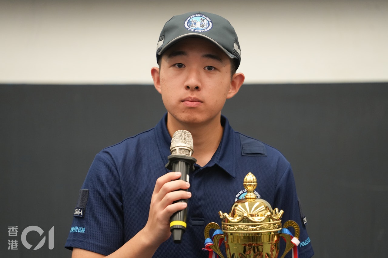 程炫讚揚︰「呢個課程真正令我哋由青年轉變做成年。」(黃浩謙攝)