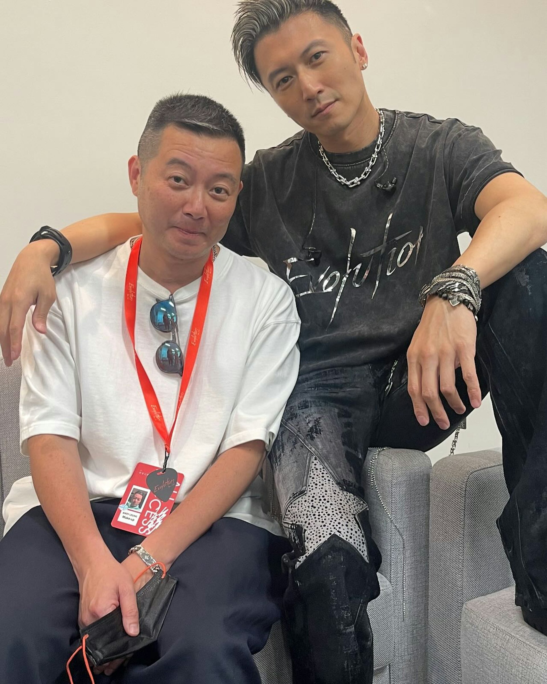 YUMIKO鄭希怡老公ANDY是謝霆鋒御用化妝師。(IG:@ndnco)