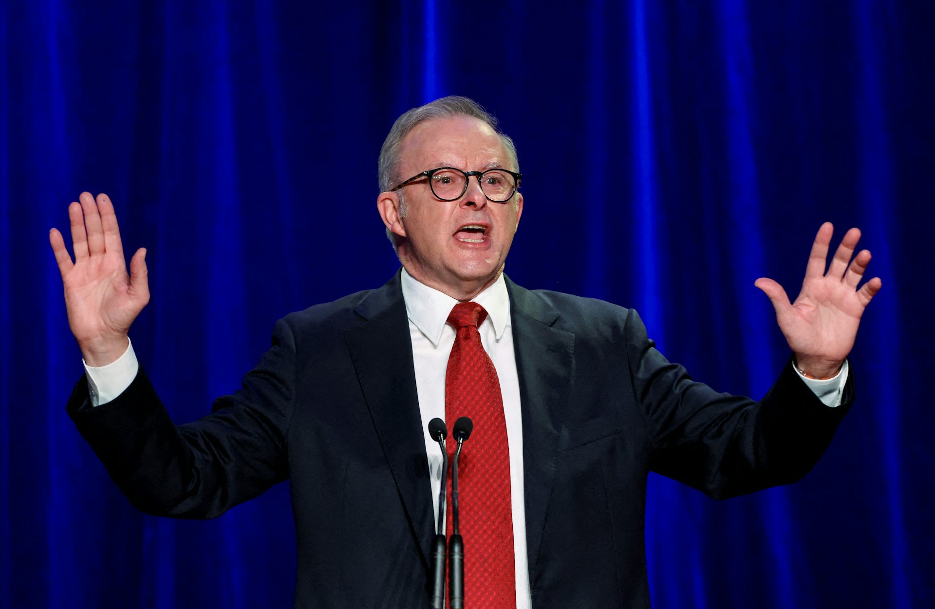 澳洲總理阿爾巴尼斯(Anthony Albanese)早前表示有意收回達爾文港(Darwin Port)的中資企業經營權,中方批評是有欠道義。(Reuters) 澳洲總理阿爾巴尼斯(Anthony Albanese)早前表示有意收回達爾文港(Darwin Port)的中資企業經營權,中方批評是有欠道義。(Reuters)