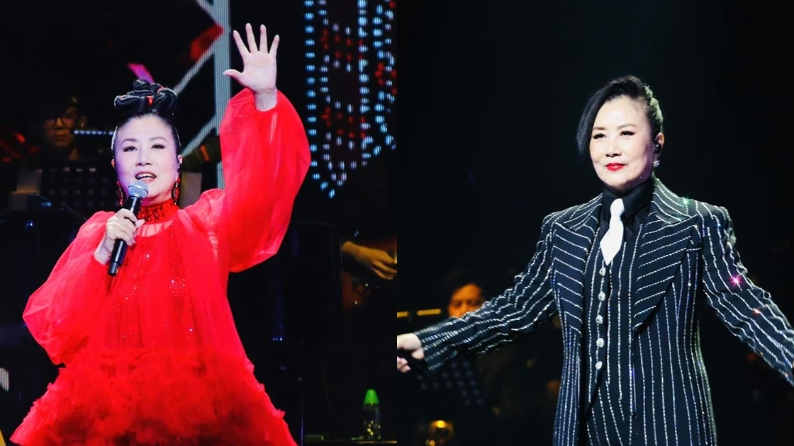 汪明荃衣錦還鄉開演唱會 舞衣曬白滑美腿完全不似77歲 汪明荃衣錦還鄉開演唱會 舞衣曬白滑美腿完全不似77歲