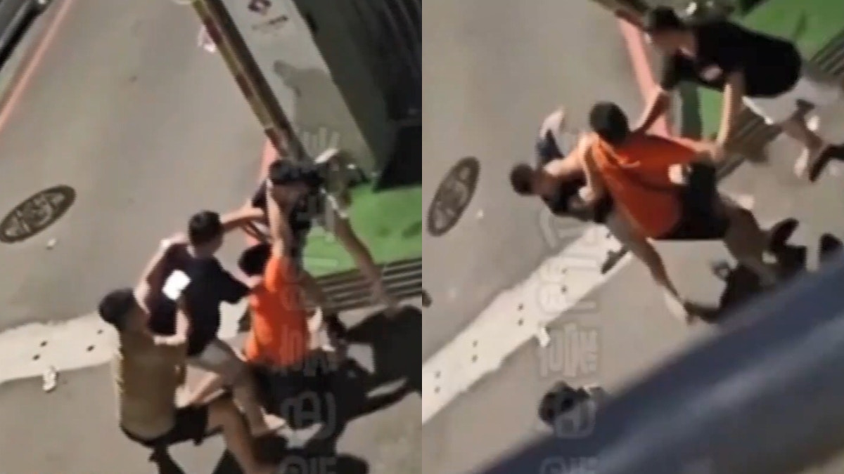 母親節聚餐MMA｜兒子和陌生食客碰撞變街頭大互毆　媽媽勸架無效