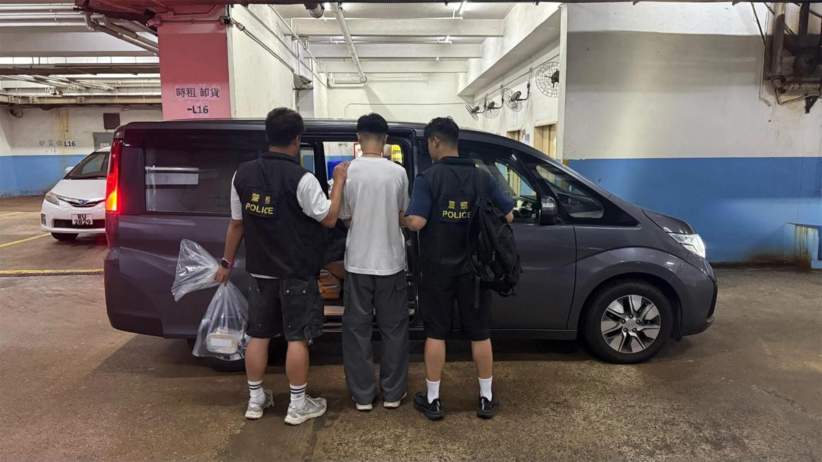 警九龍灣工廈檢$96萬毒品　包括太空油和K仔　32歲男被捕
