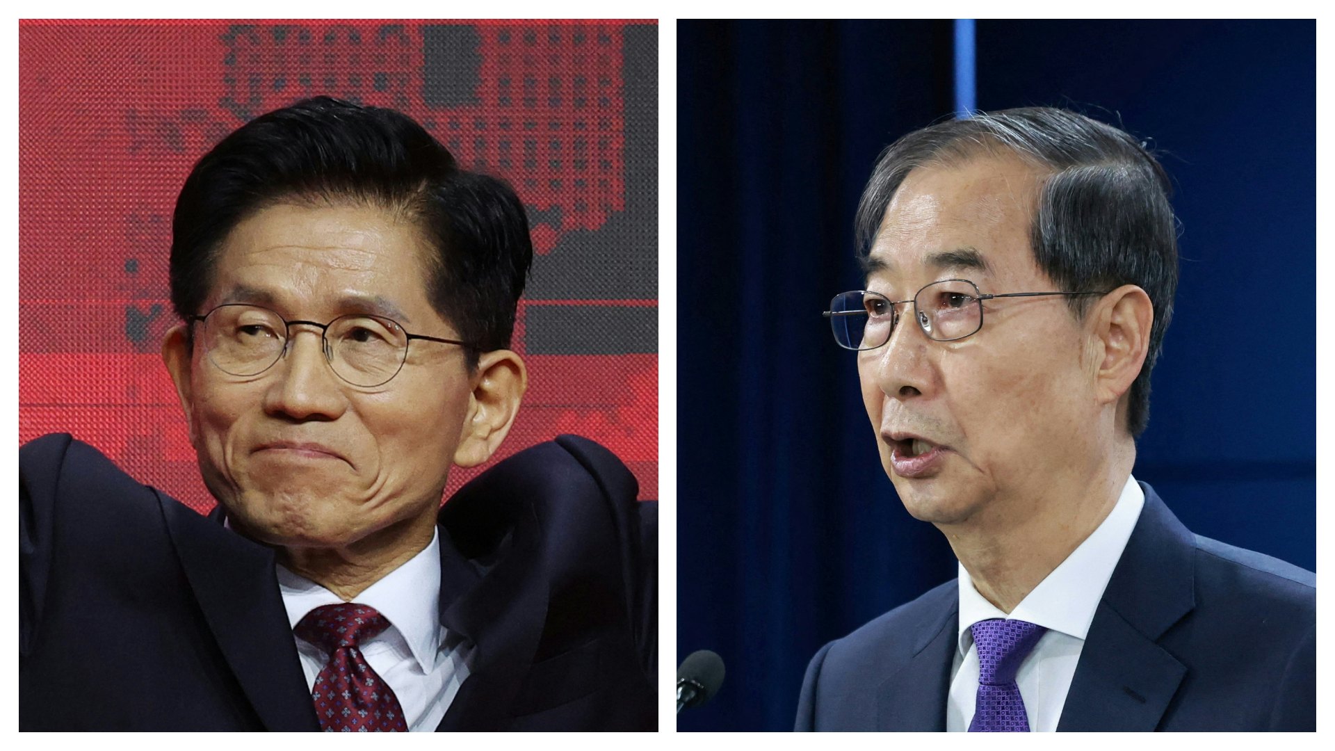 韓國總統選舉|金文洙和韓悳洙合併候選人談判破裂 韓國總統選舉|金文洙和韓悳洙合併候選人談判破裂