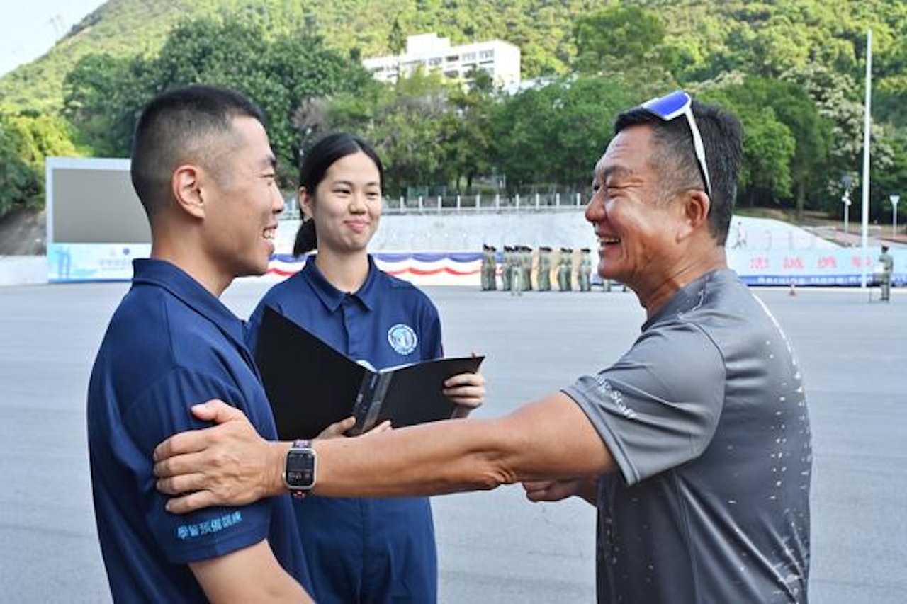 王得財預計,部分首屆學員可於7月下旬展開學警基礎訓練。(香港警察Facebook) 王得財預計,部分首屆學員可於7月下旬展開學警基礎訓練。(香港警察Facebook)