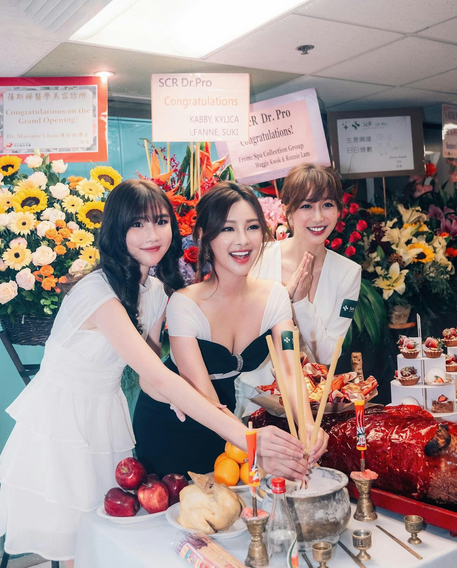 樂宜2022年與蔚雨芯合夥做醫學美容生意,惟反目收場。(facebook:Rainky蔚雨芯) 樂宜2022年與蔚雨芯合夥做醫學美容生意,惟反目收場。(facebook:Rainky蔚雨芯)