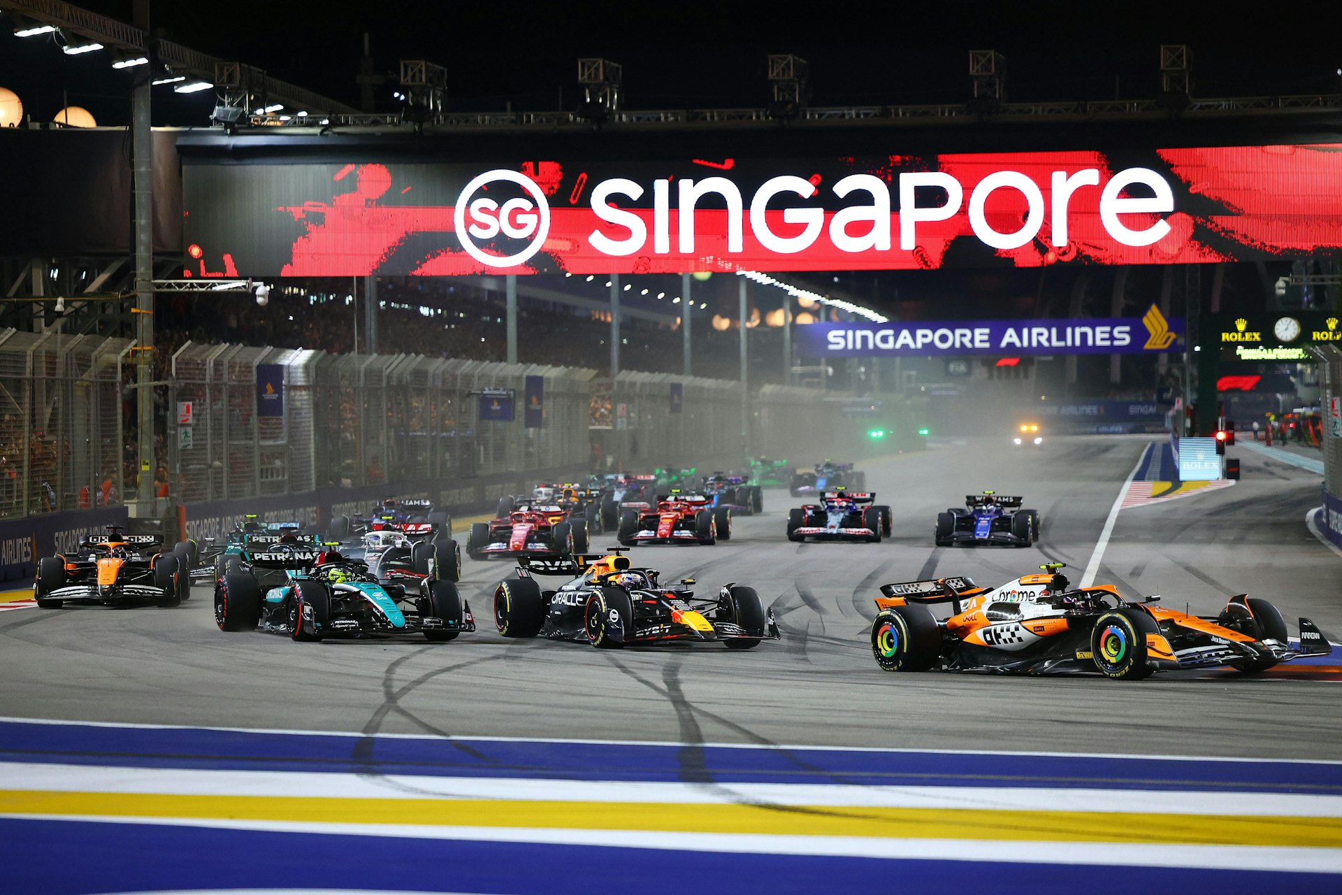 F1新加坡站每年都會邀請巨星開騷。(Getty Images) F1新加坡站每年都會邀請巨星開騷。(Getty Images)