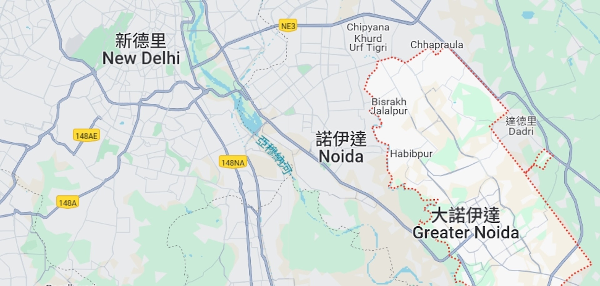事件發生在印度大諾伊達市(Greater Noida)的第36區。(Google Maps) 事件發生在印度大諾伊達市(Greater Noida)的第36區。(Google Maps)