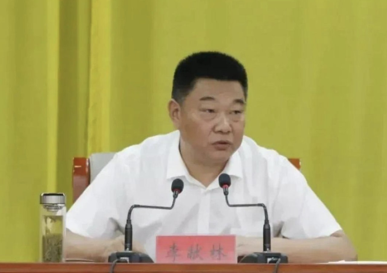 网传罗山县委常委、政法委书记李献林的照片。 (网络图片)