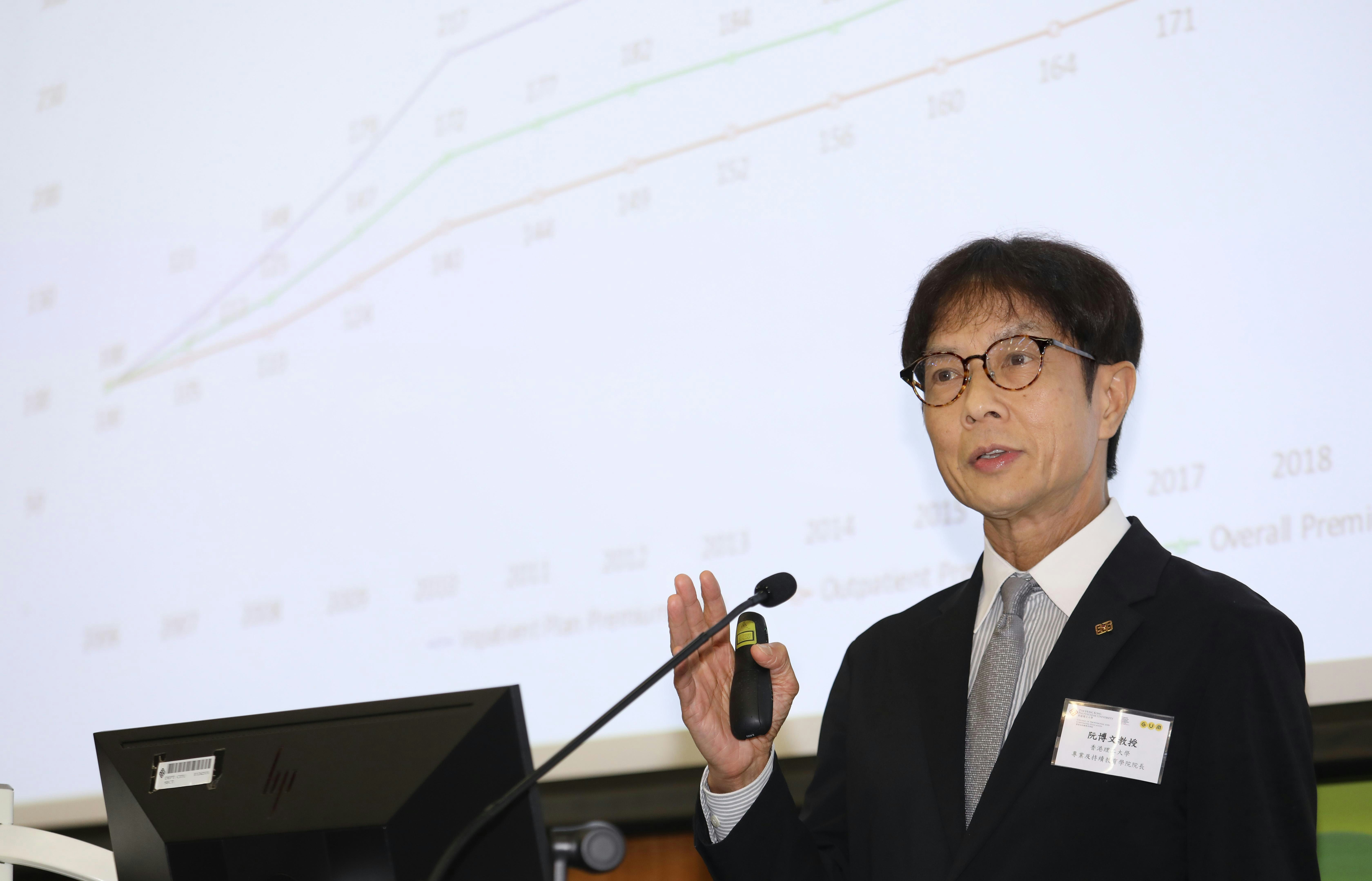 香港理工大學專業及持續教育學院院長阮博文。(PolyU CPCE提供)
