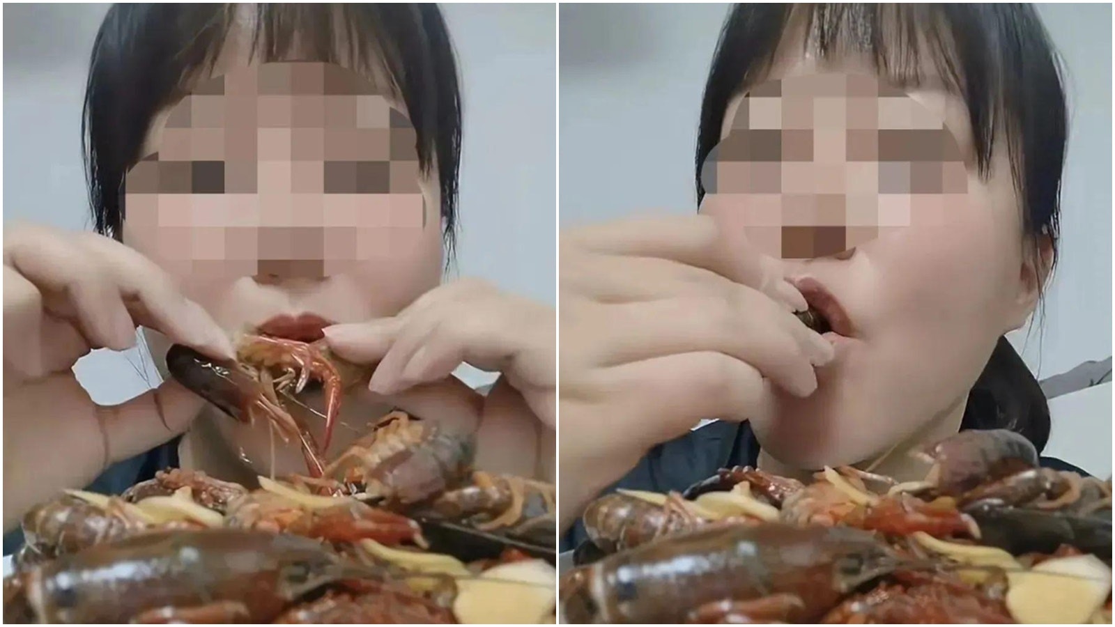 內地博主吃生腌小龍蝦 猛吸蝦頭震驚網友 醫生:嚴重可致癌 內地博主吃生腌小龍蝦 猛吸蝦頭震驚網友 醫生:嚴重可致癌