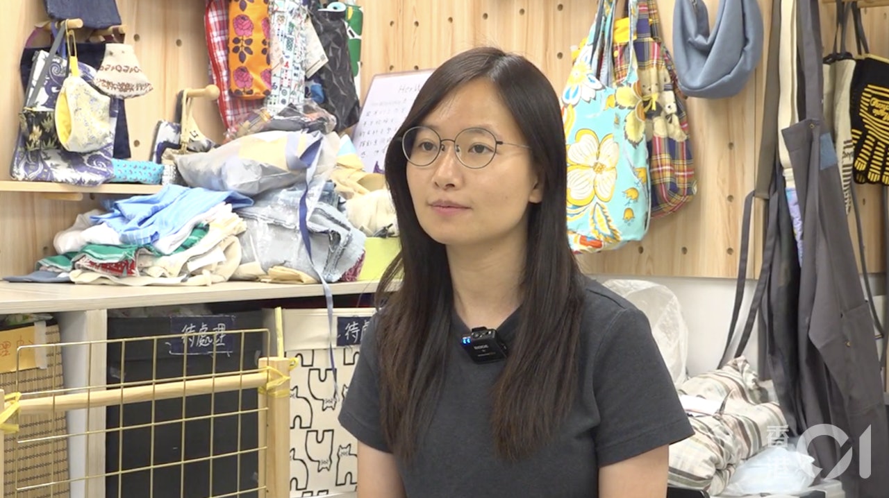 明愛荔枝角職工中心社工陳樂彤。(楊凱力攝)