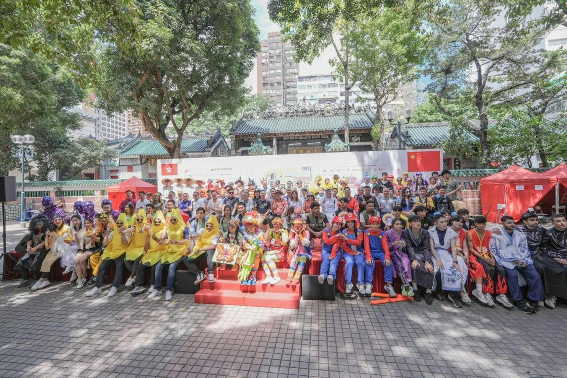 5月18日,「榕樹頭節」在油麻地社區中心休憩花園及廟街一帶舉行。(大會提供) 5月18日,「榕樹頭節」在油麻地社區中心休憩花園及廟街一帶舉行。(大會提供)